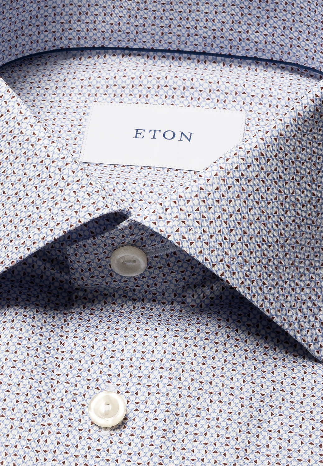 Micro Print Signature Twill Shirt-15.5/39-MICRO PRINT-ETON OF SWEDEN-Levy's Clothier
