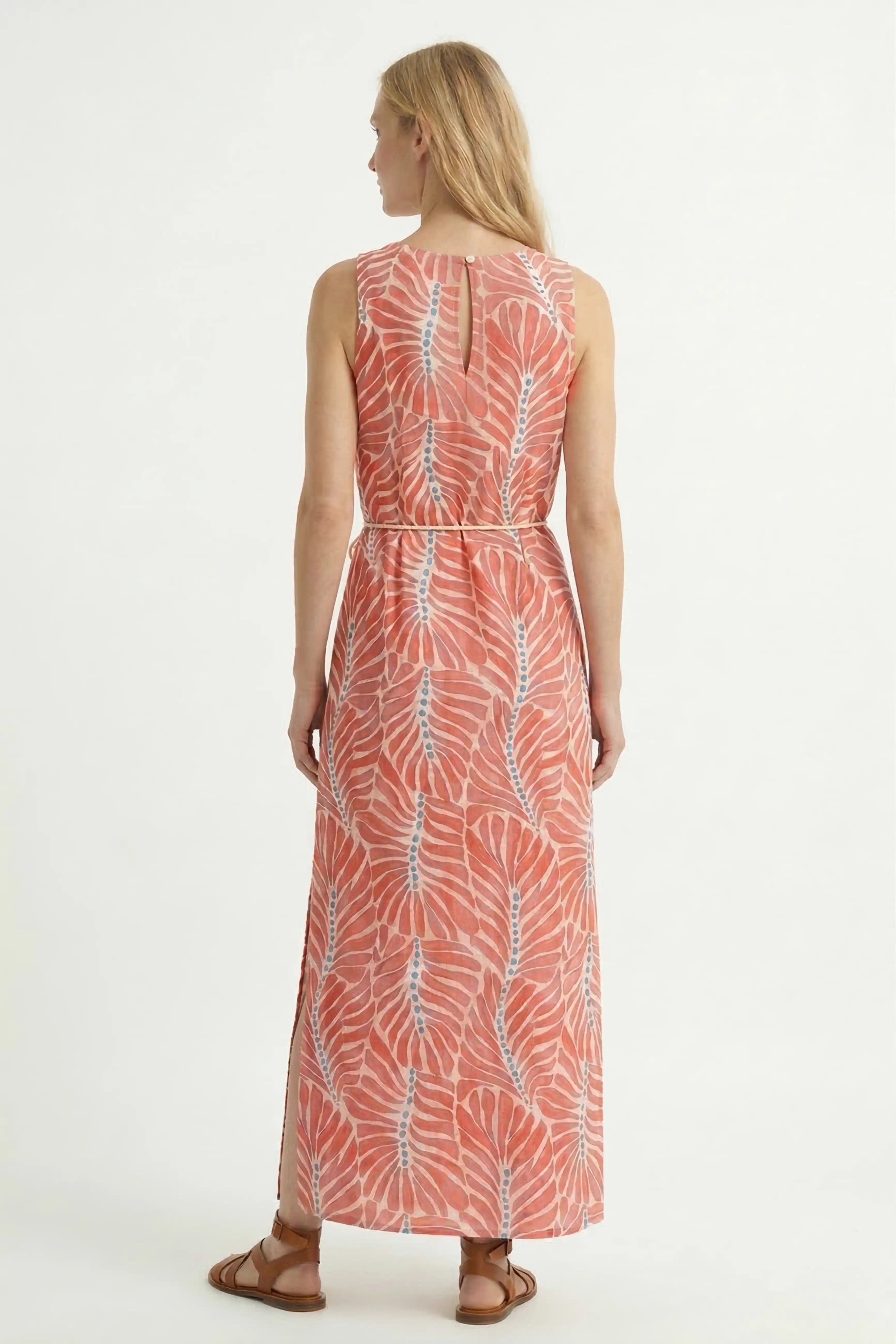 Salty Weekend Praia Long Dress - Coral-XS-CORAL-SALTY WEEKEND-Levy's Clothier
