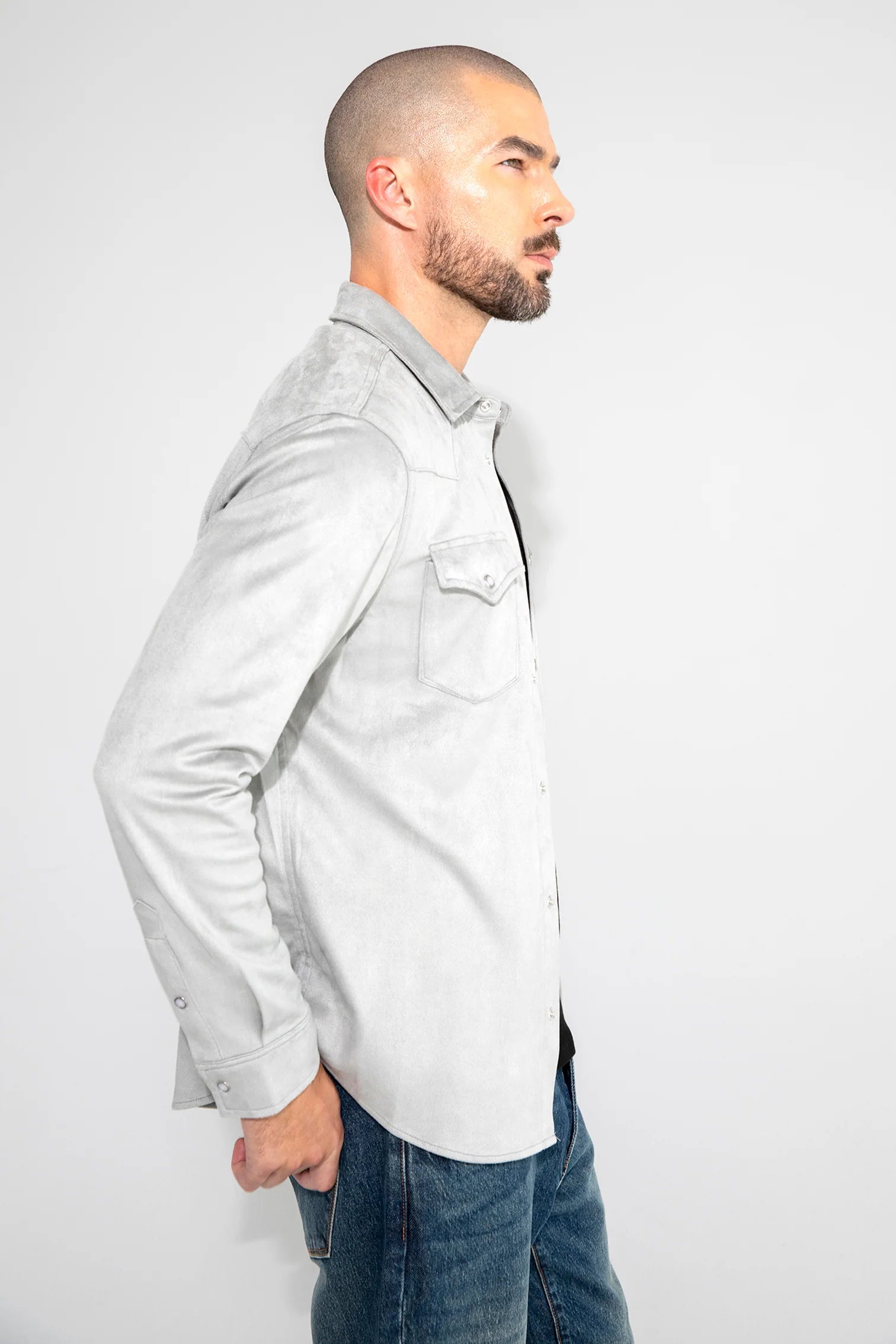 Eastwood Button Down Shirt Steel
