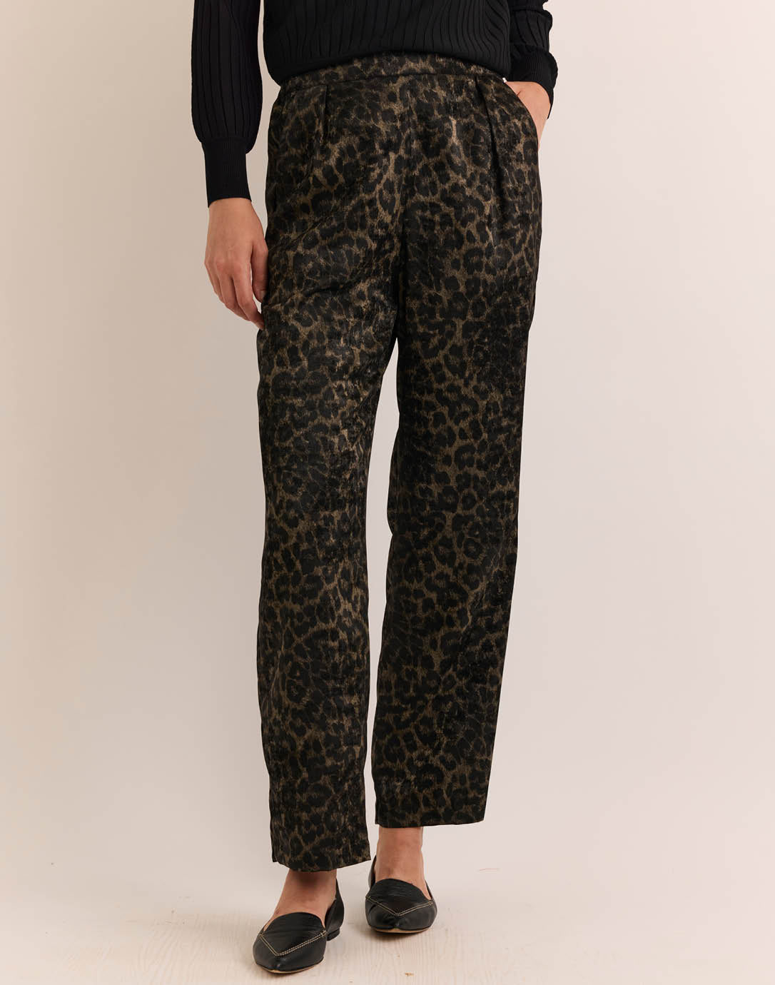 Hostess Animal Print Pant-XS-Animal Print-HINSON WU-Levy's Clothier