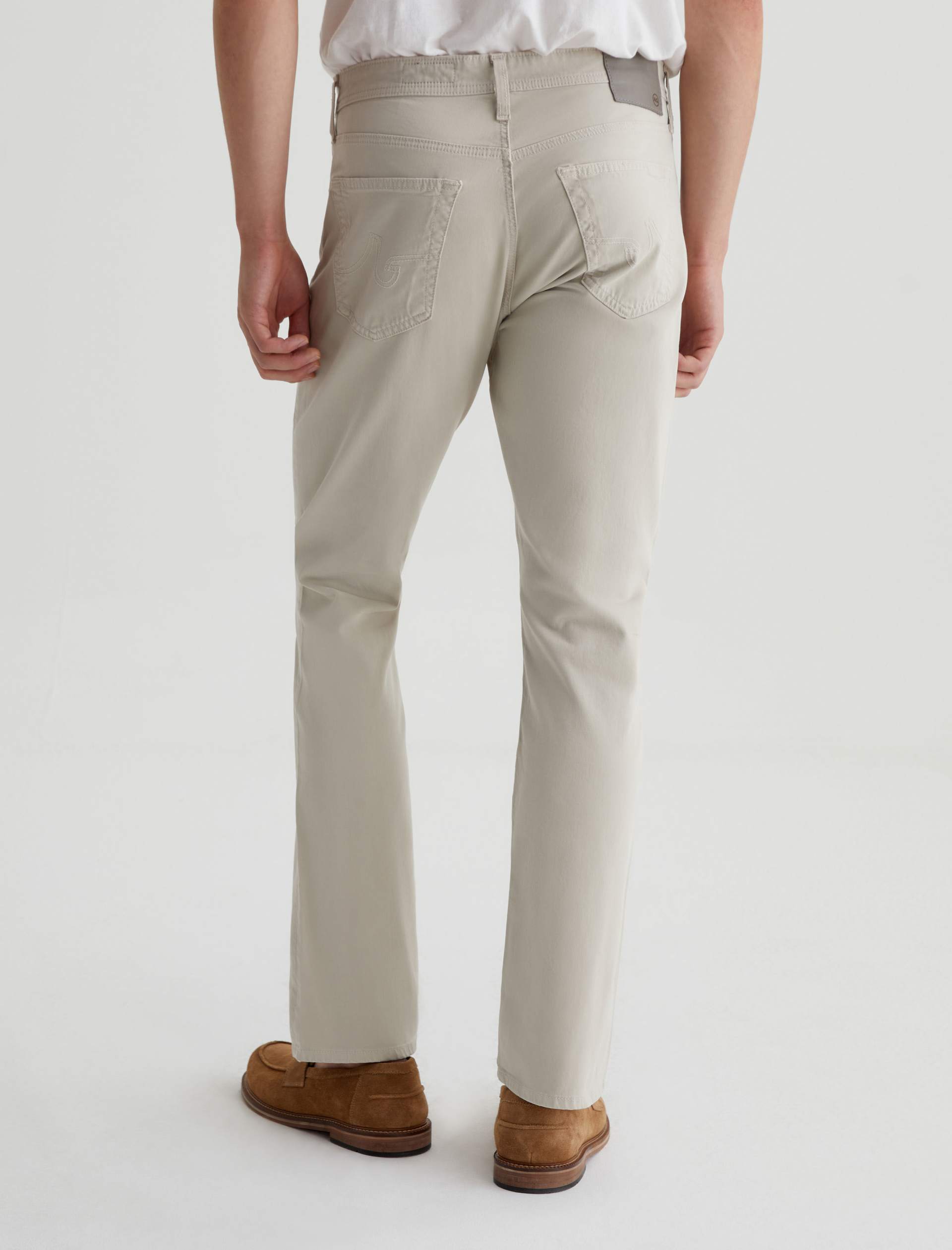 Everett SUD Sueded Slim Straight Men's Pants-32-DESERT STONE-AG JEANS-Levy's Clothier