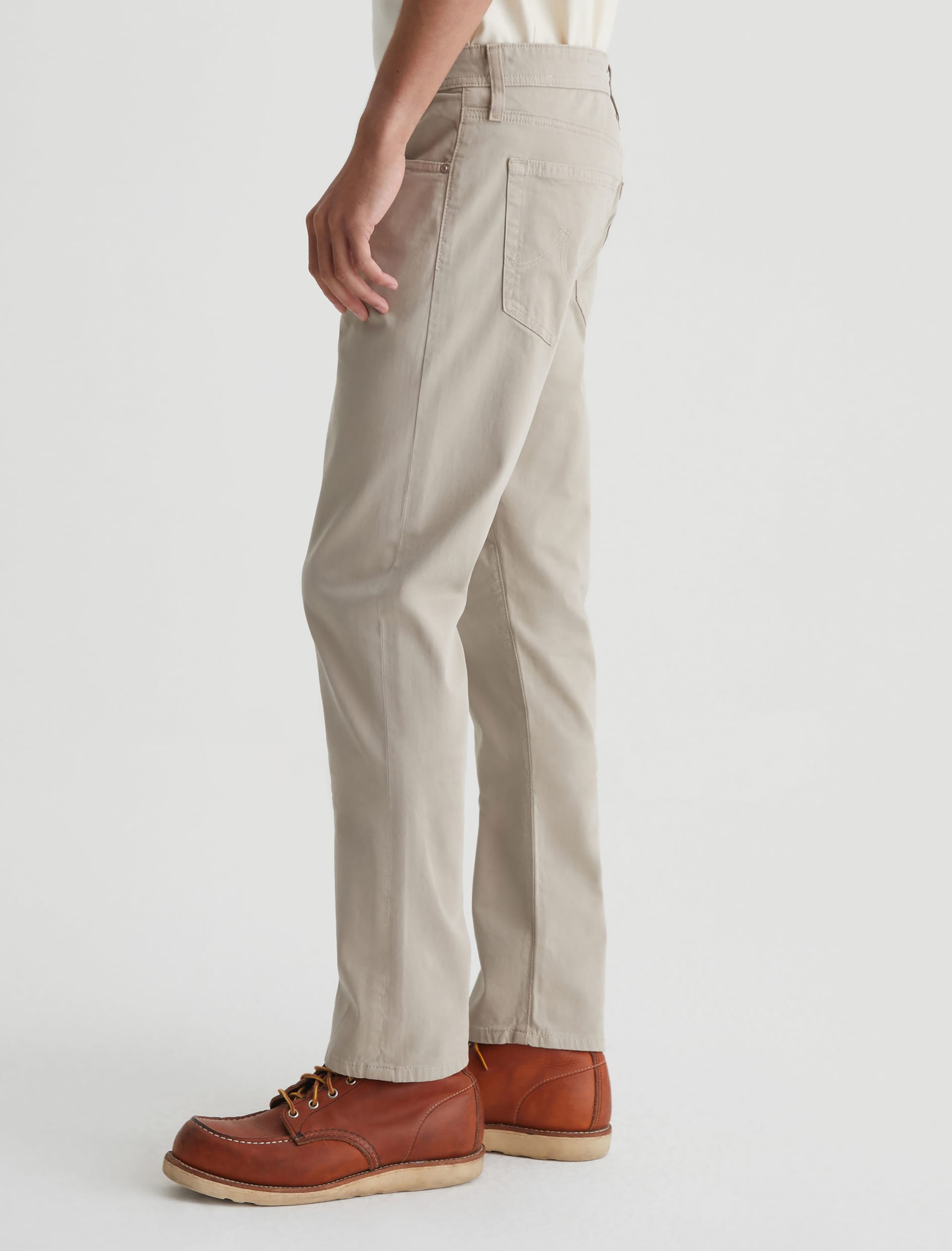 Everett SUD Sueded Slim Straight Men's Pants-32-DESERT STONE-AG JEANS-Levy's Clothier