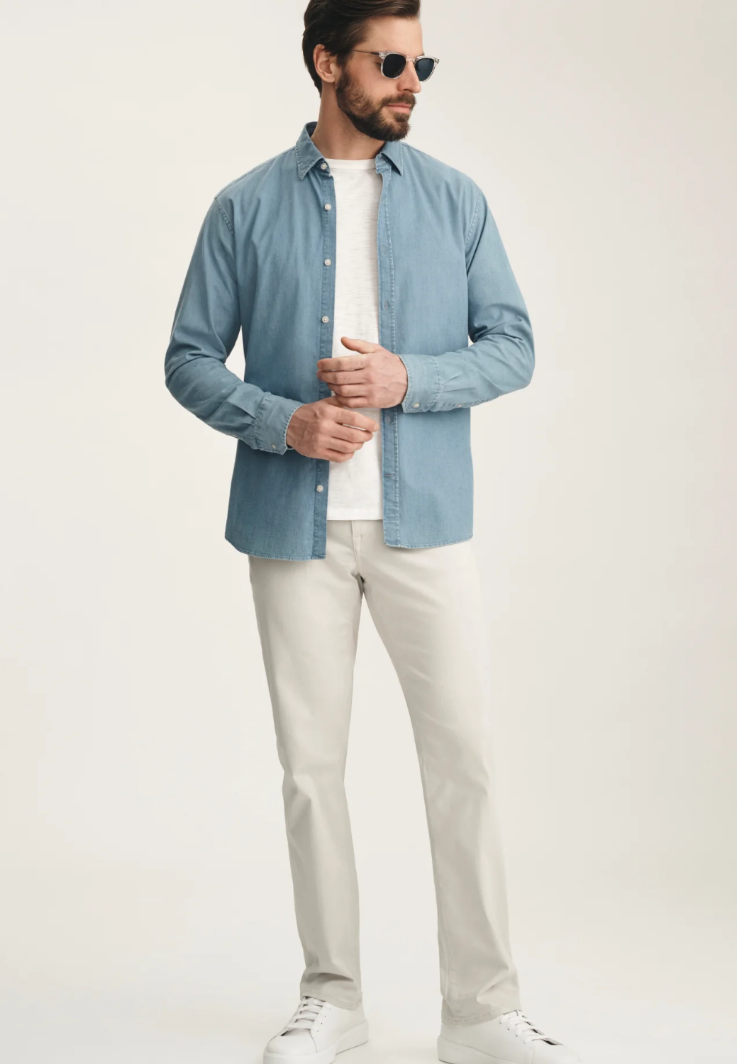 Charisma Twill | Glacier Twill