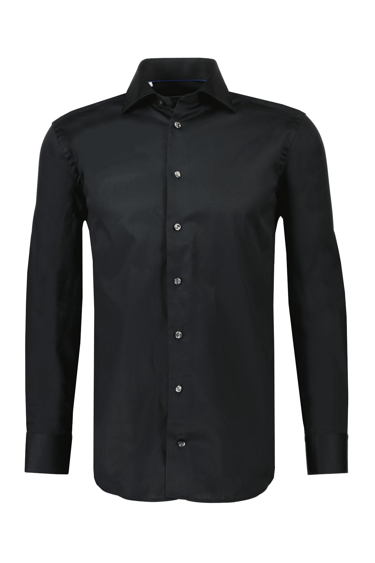 Contemporary Fit Twill Shirt - Black