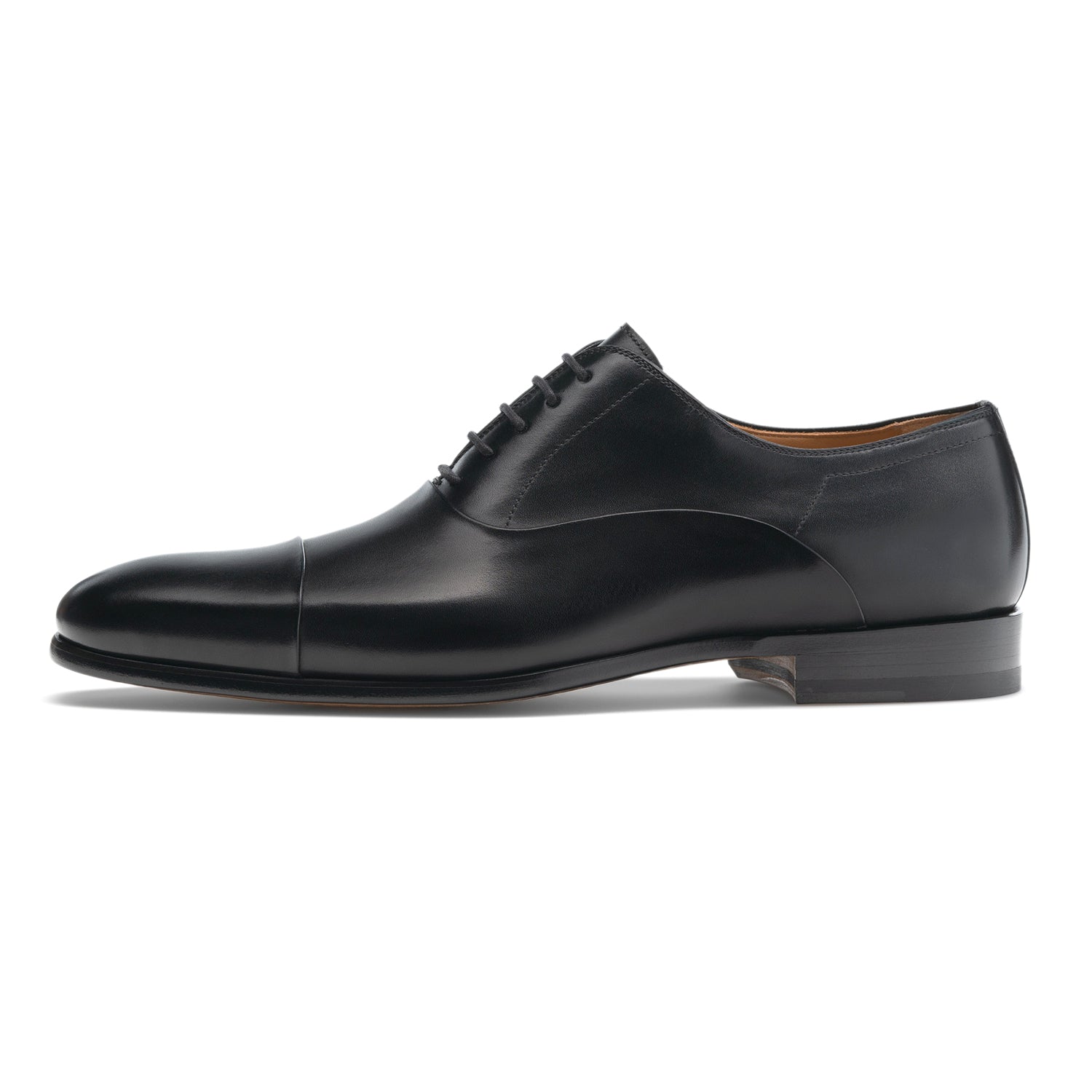 Segovia Cap Toe Oxford-7 M-Black-Magnanni-Levy's Clothier