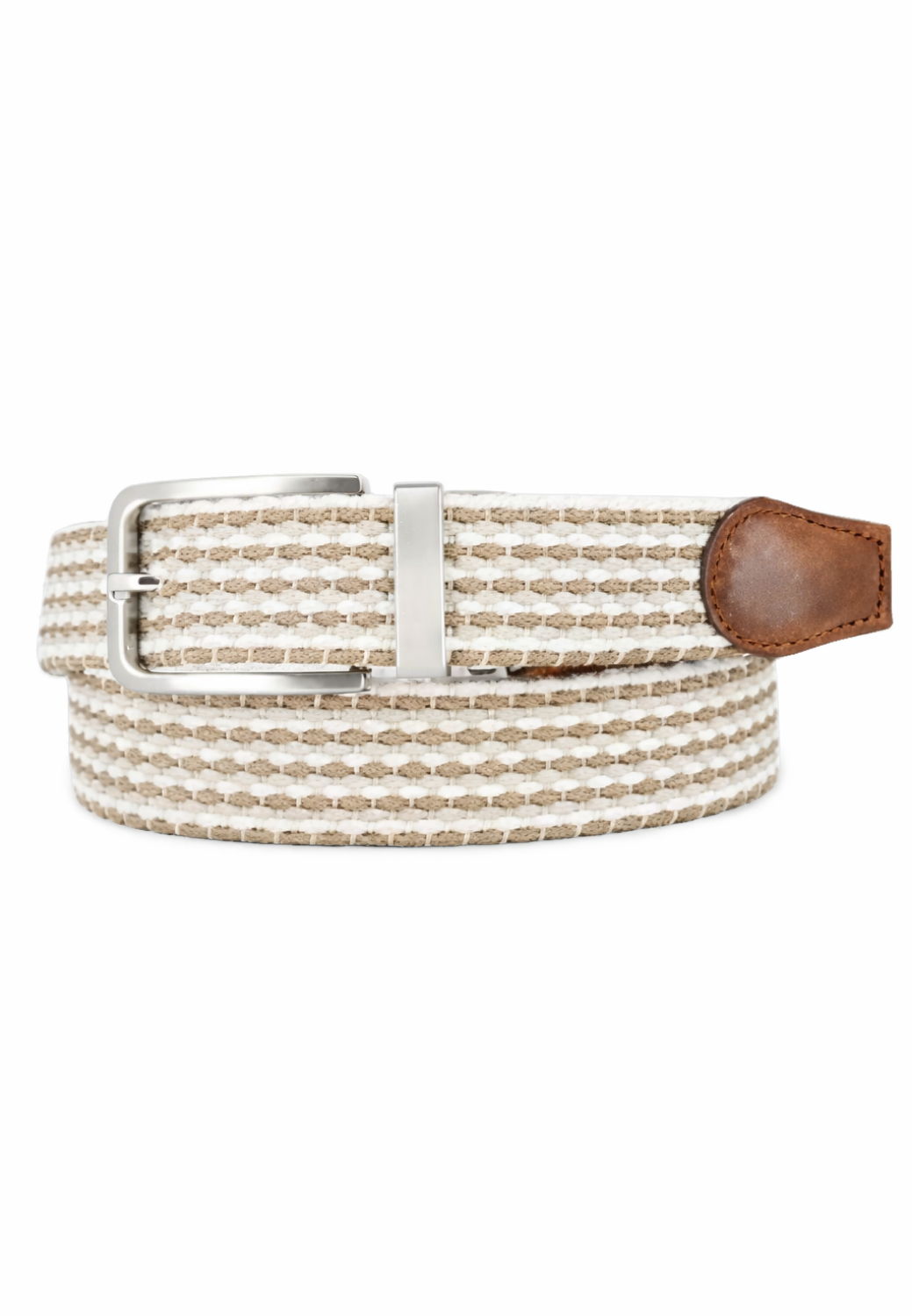 Enzo Reversible Italian Braid Belt-S-CREAM-REMO TULLIANI-Levy's Clothier