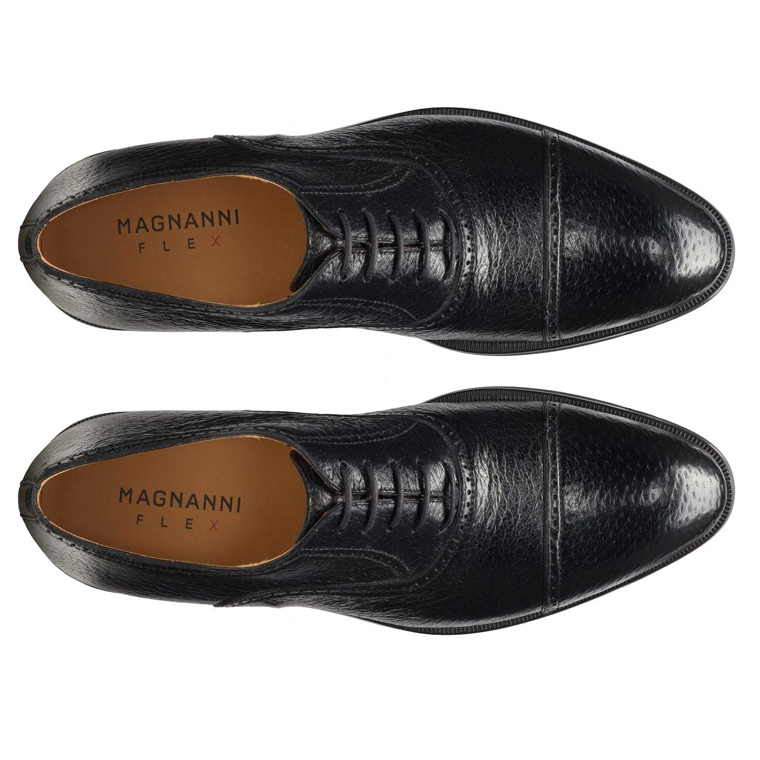 Ica Peccary Oxford-7 M-Black-Magnanni-Levy's Clothier