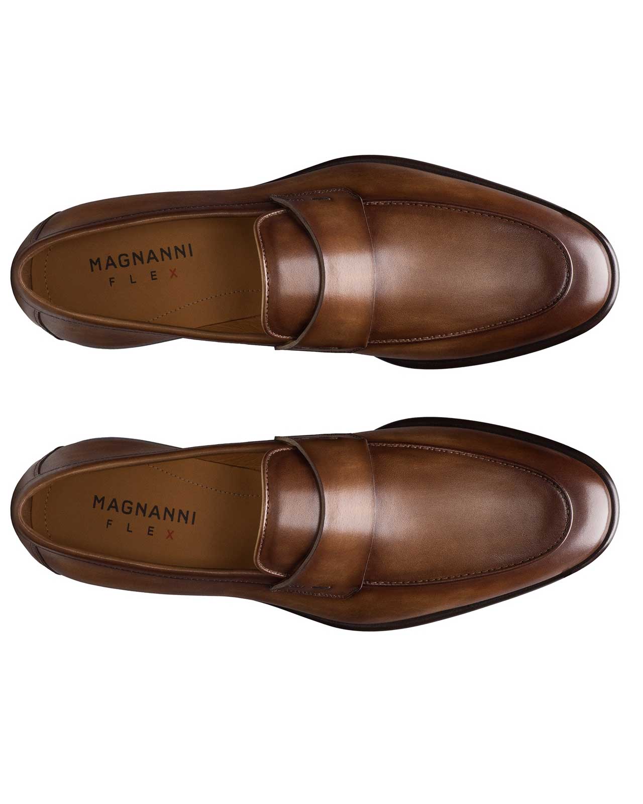 Duerro Penny Loafer-7 M-Brown-MAGNANNI-Levy's Clothier