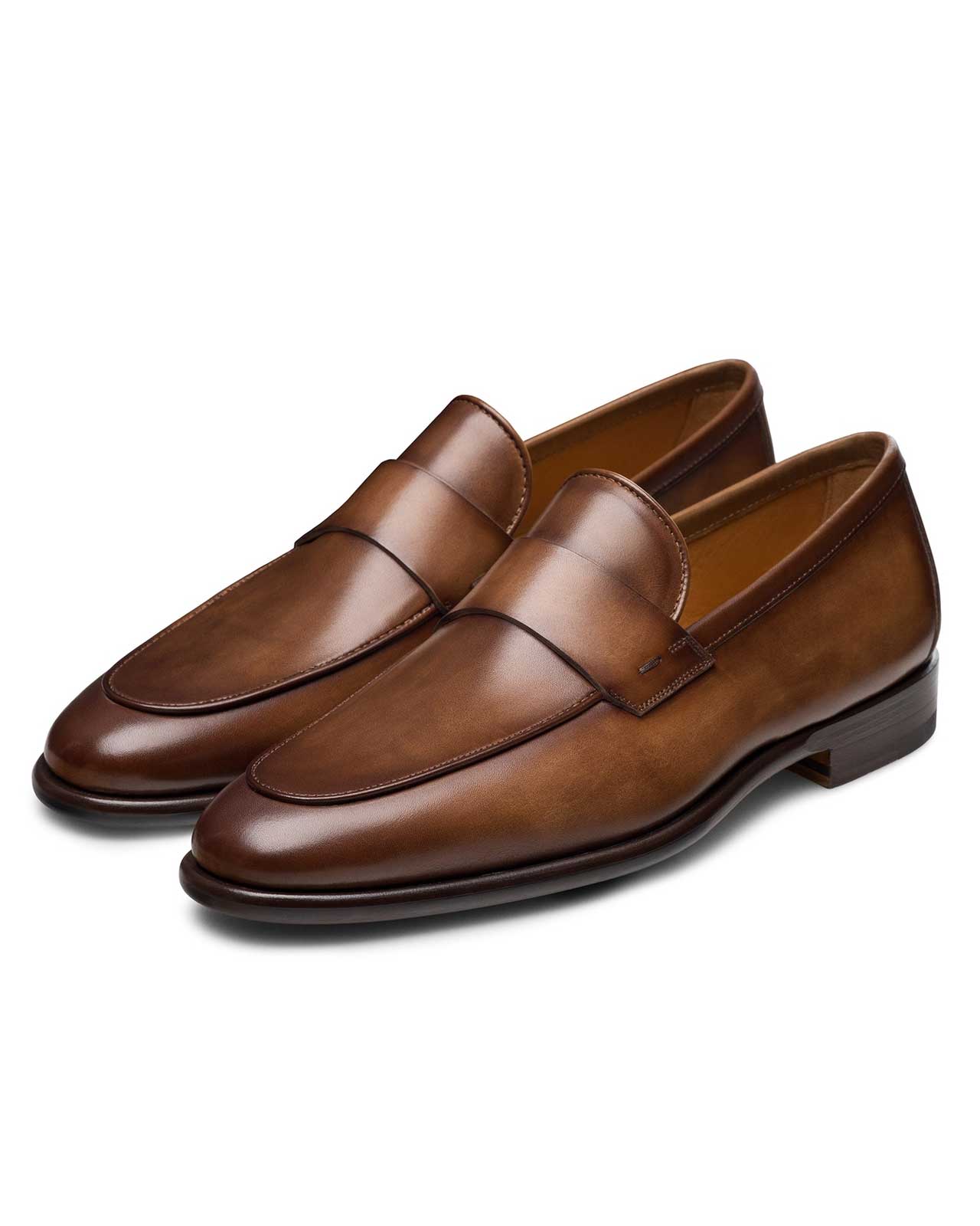Duerro Penny Loafer-7 M-Brown-MAGNANNI-Levy's Clothier