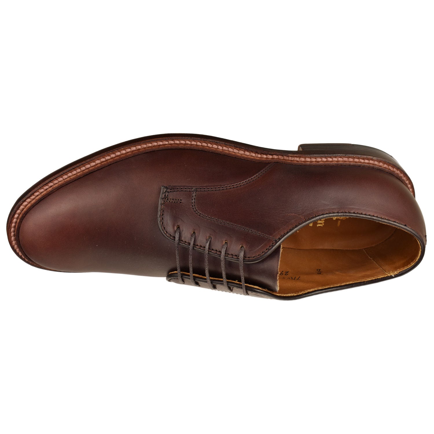29364F Unlined Plain Toe Blucher