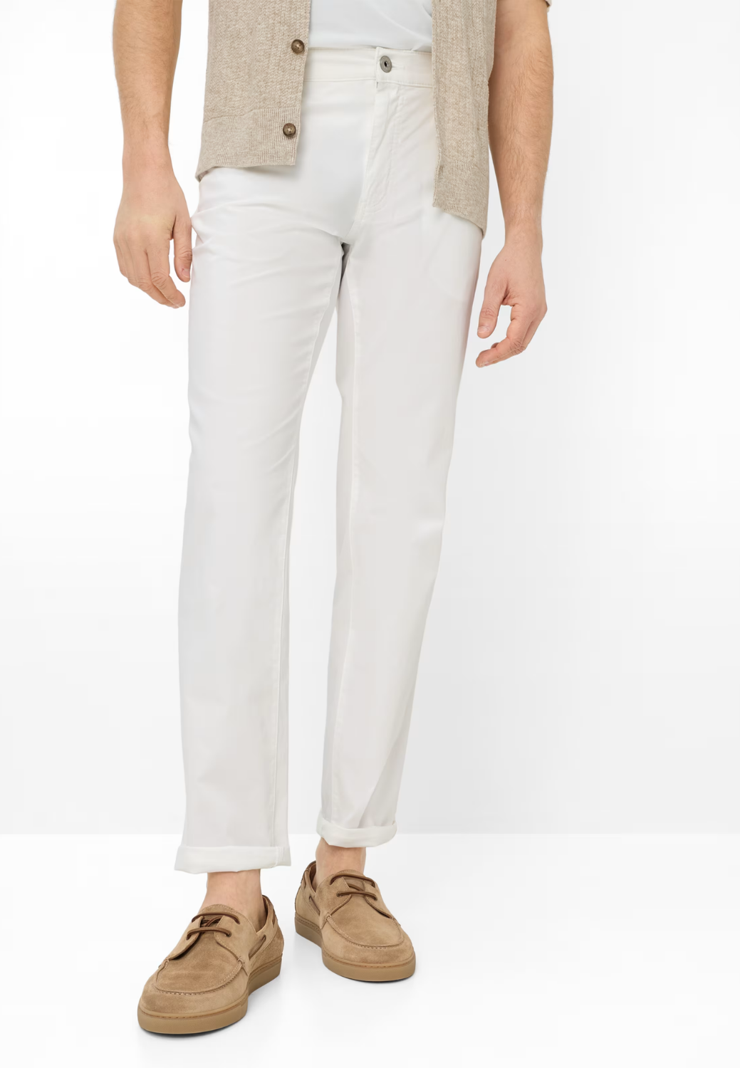 Cadiz Ultralight Satin: Five-pocket In Straight Fit
