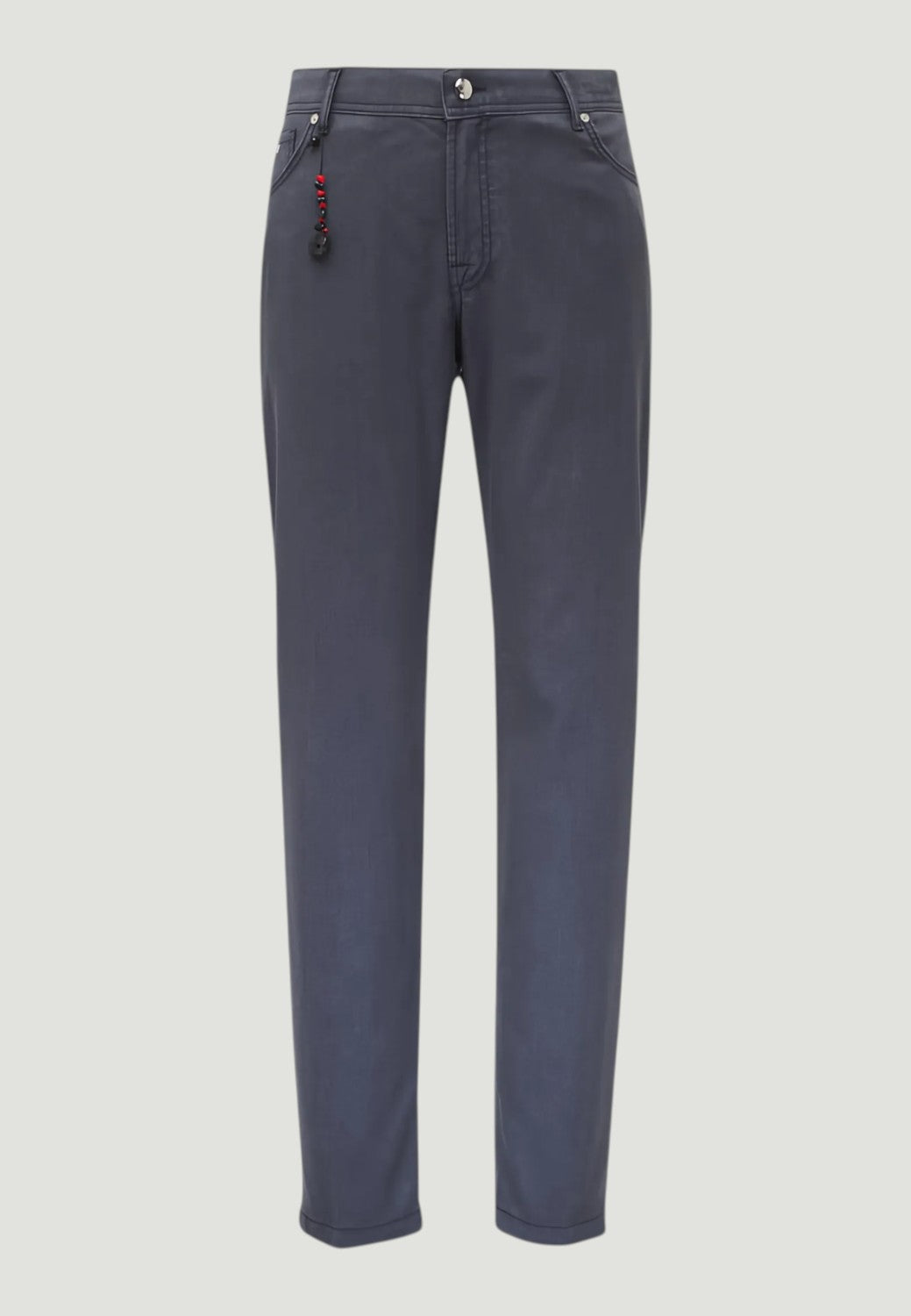 Nerano Garment-Dyed Wool 5-Pocket Pant-34-NAVY-MARCO PESCAROLO-Levy's Clothier