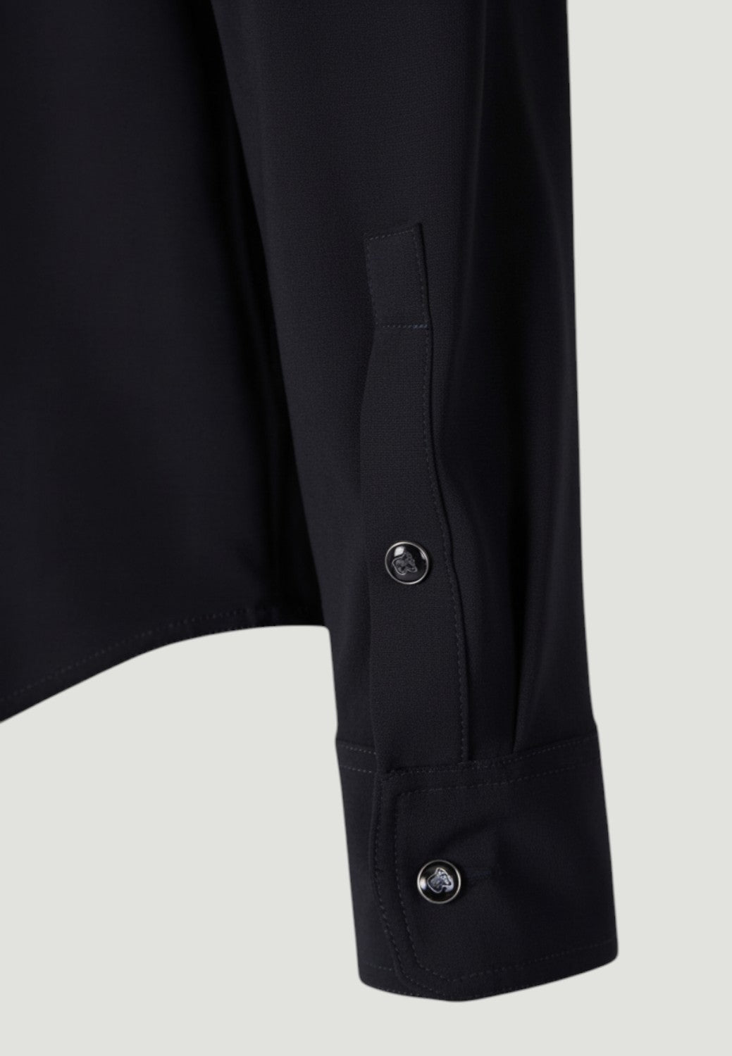 Zeus Buttoned Overshirt - Black-52-BLACK-MARCO PESCAROLO-Levy's Clothier