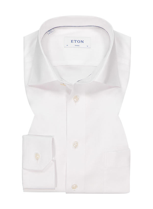 Classic Fit Organic Cotton Shirt - White