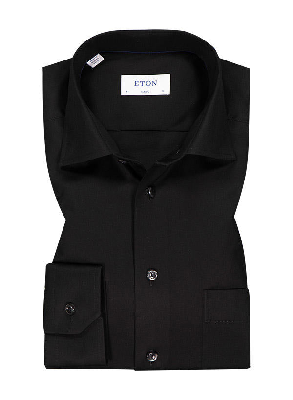 Classic Fit Organic Shirt - Black