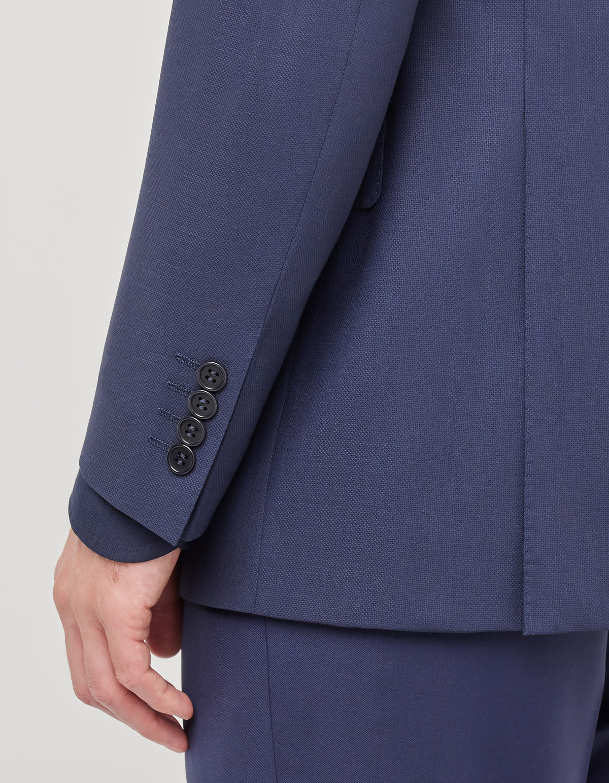 Pure Travel Wool Blazer - Navy