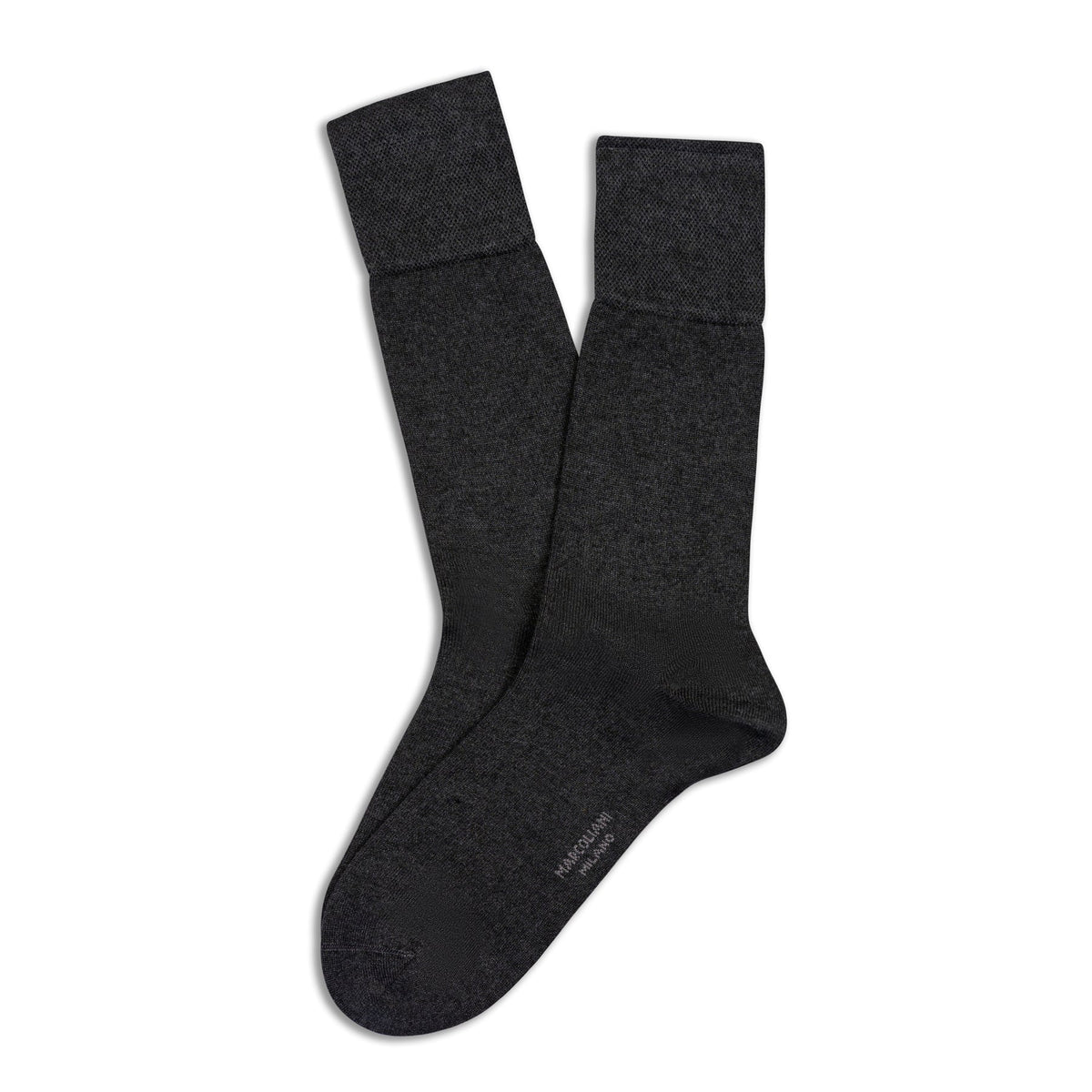 Solid Mousse of Modal Mid-Calf Socks