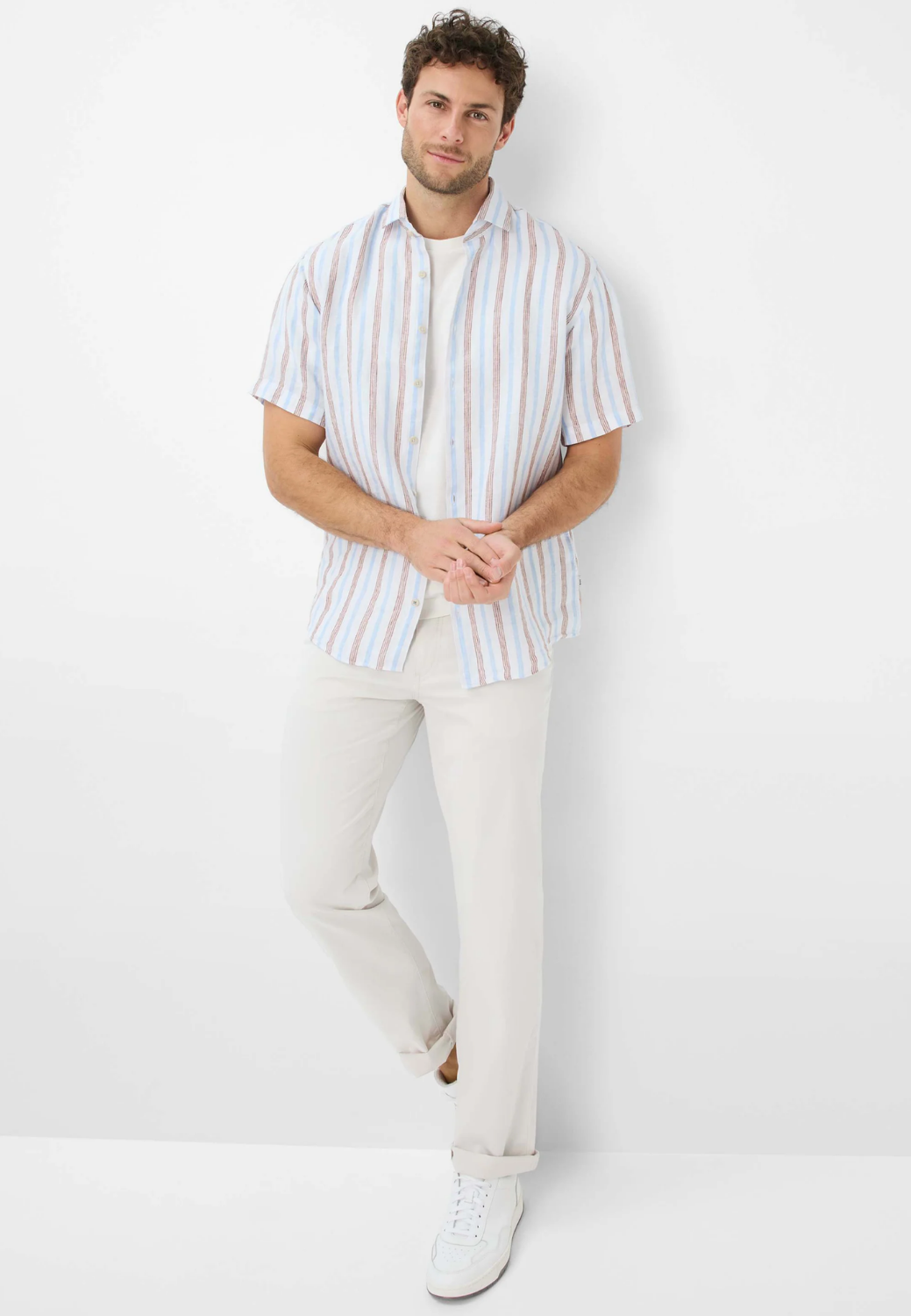 Cadiz Ultralight Satin: Five-pocket In Straight Fit