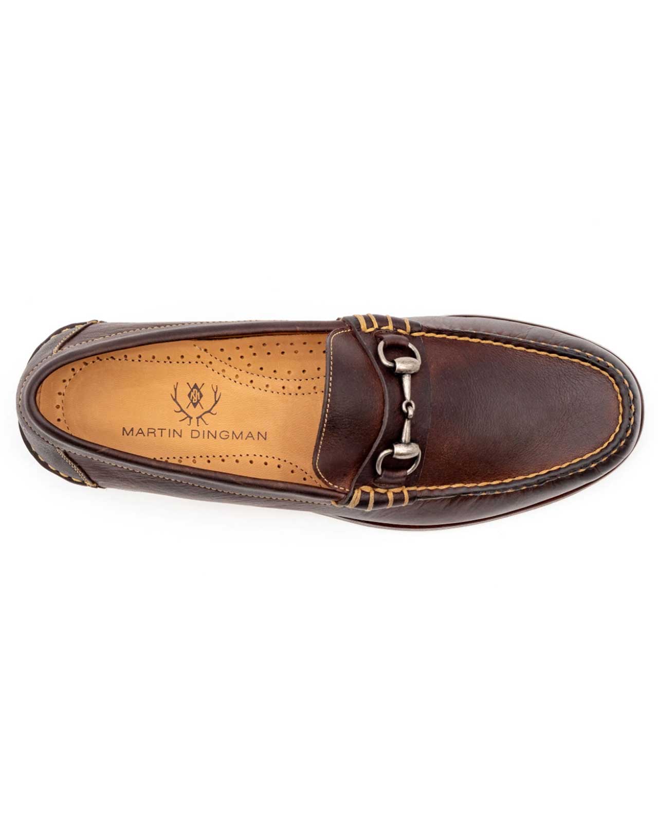 All-American Horse Bit Loafer-8 M-Walnut-Martin Dingman-Levy's Clothier