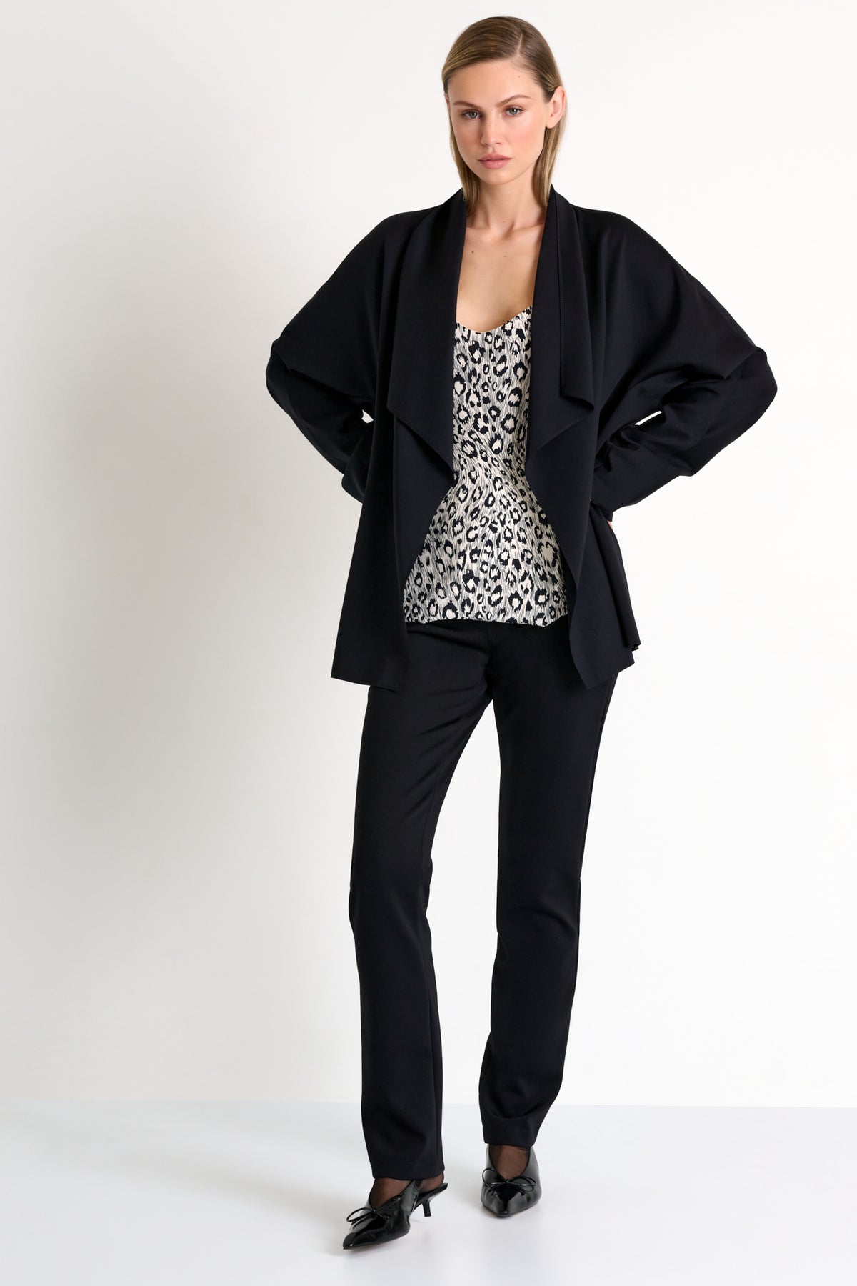 Contemporary Tailored Trousers - Black