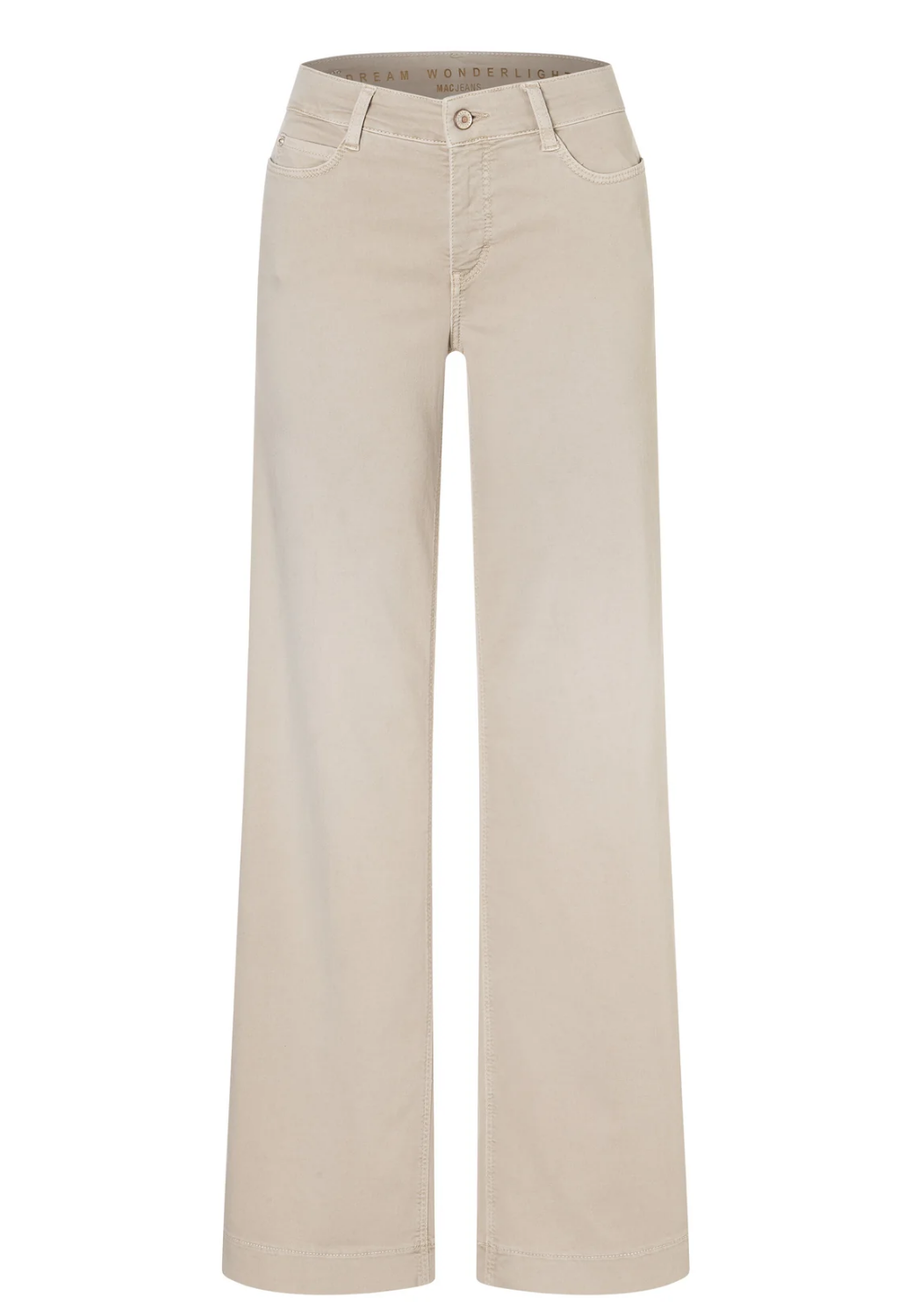 Dream Wide Light Jeans - Beige-4-MAC JEANS-Levy's Clothier