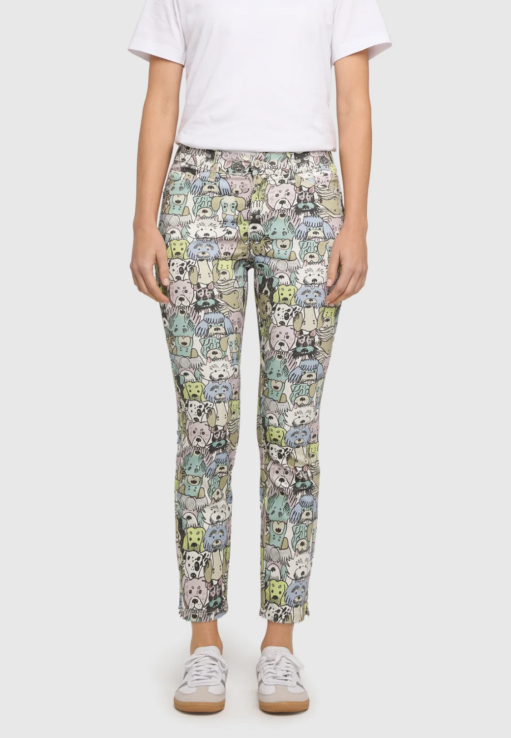 Dream Summer Slim Shaping Jeans - Colored Dog Print-2-MAC JEANS-Levy's Clothier