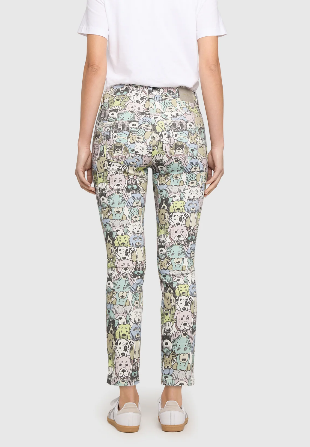 Dream Summer Slim Shaping Jeans - Colored Dog Print-2-MAC JEANS-Levy's Clothier