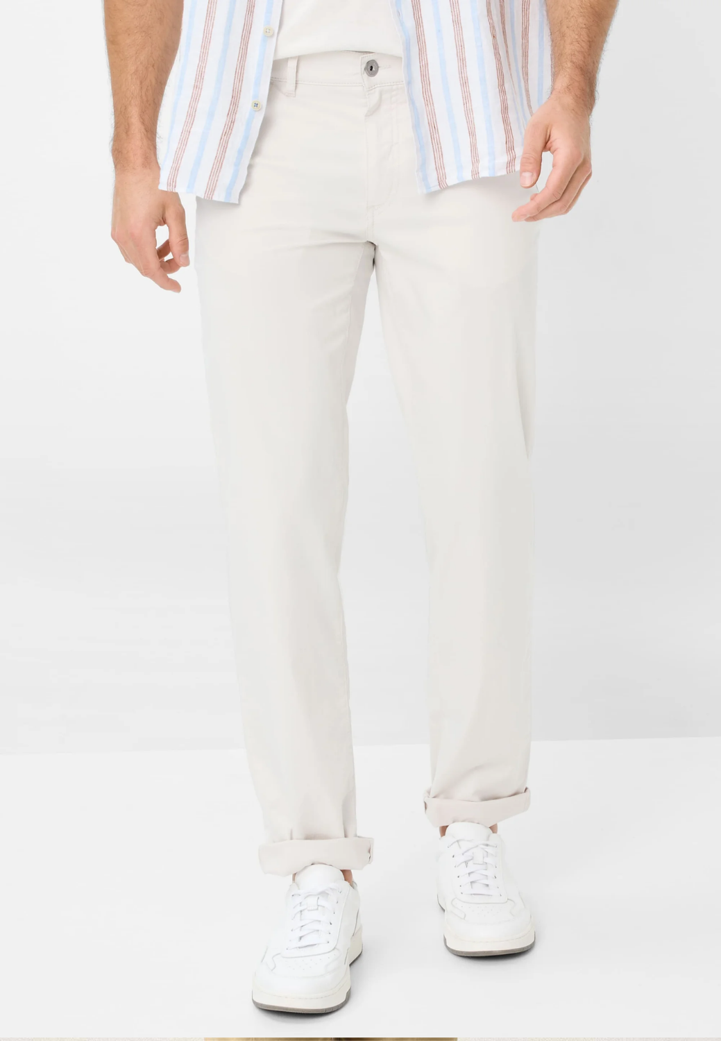 Cadiz Ultralight Satin: Five-pocket In Straight Fit