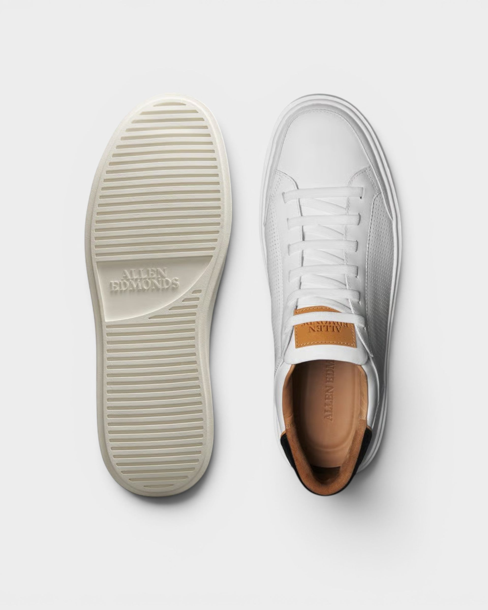 Oliver Slip-On Sneaker-7 D-White-Allen Edmonds-Levy's Clothier