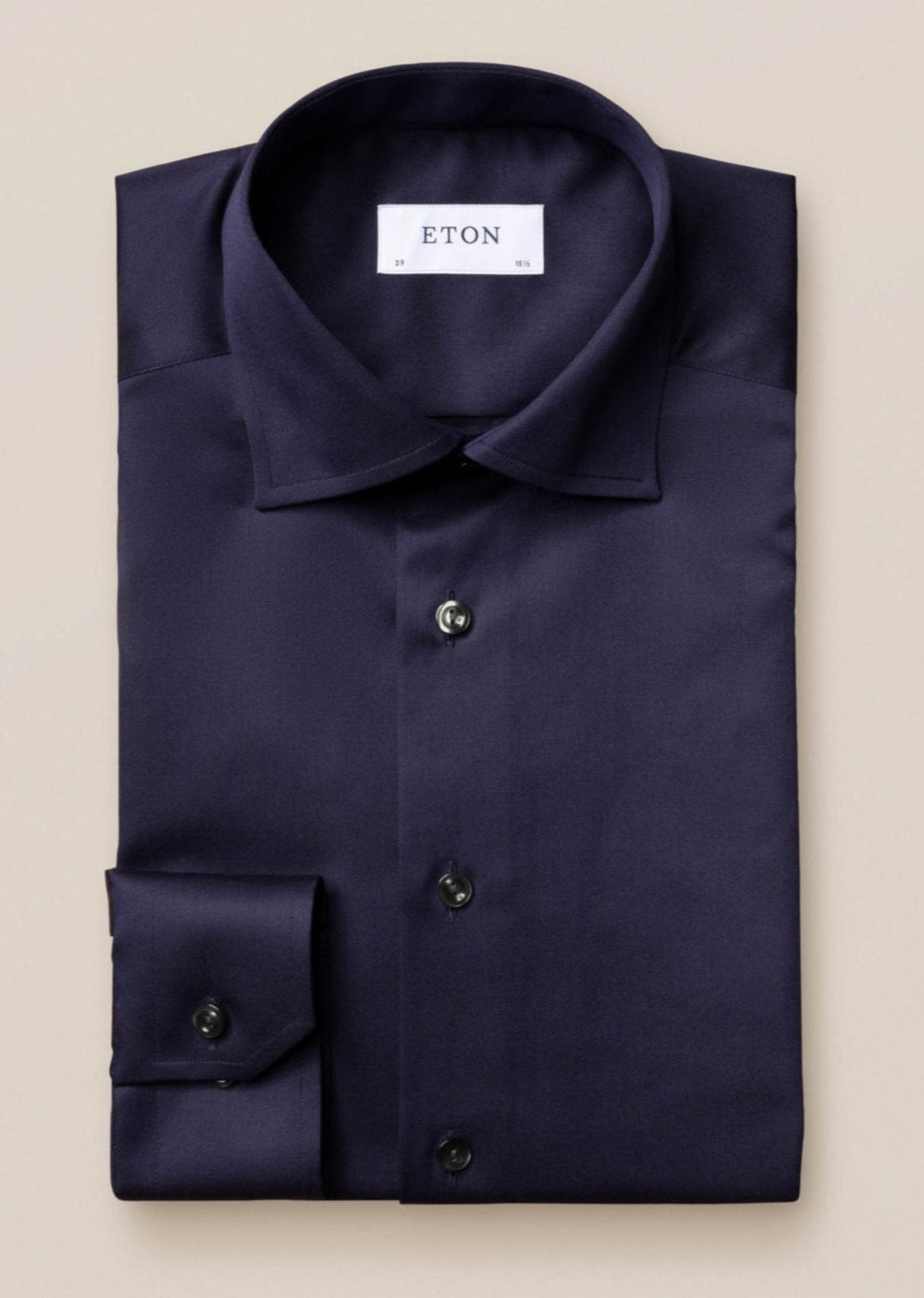 Contemporary Fit Signature Twill Shirt - Navy-15.5/39-NAVY-ETON OF SWEDEN-Levy's Clothier