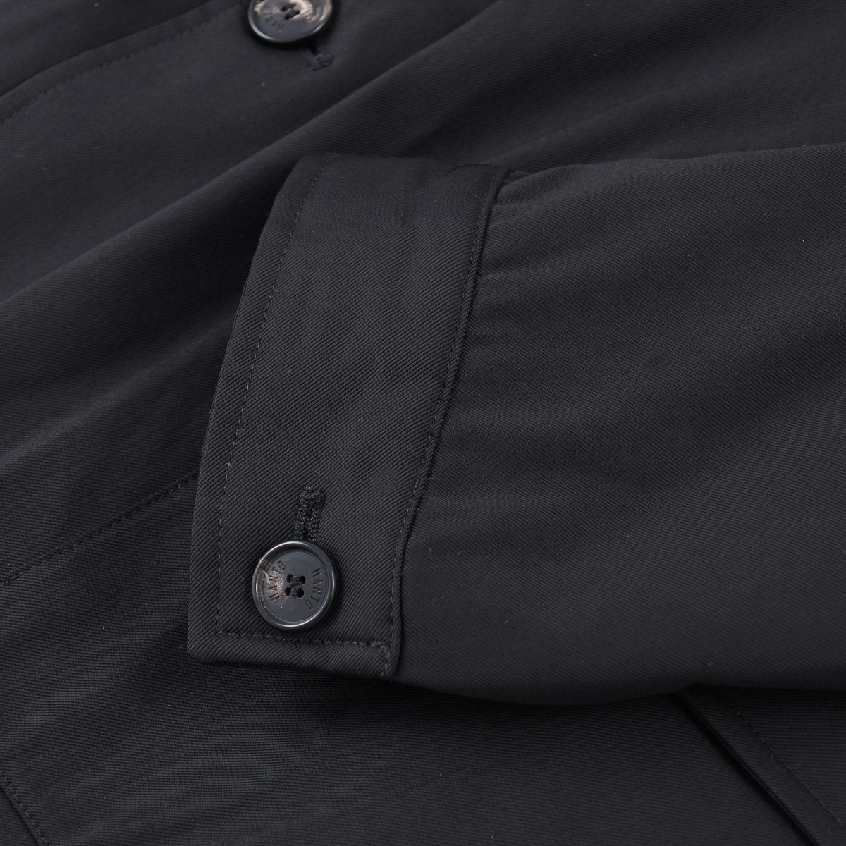 Manto Amarone Hybrid Jacket - Black Technical Twill-54-MANTO OUTERWEAR-Levy's Clothier