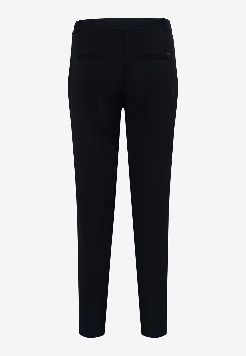 Maron S Fine Jersey Chino Pants-4-BLACK-BRAX TROUSERS-Levy's Clothier