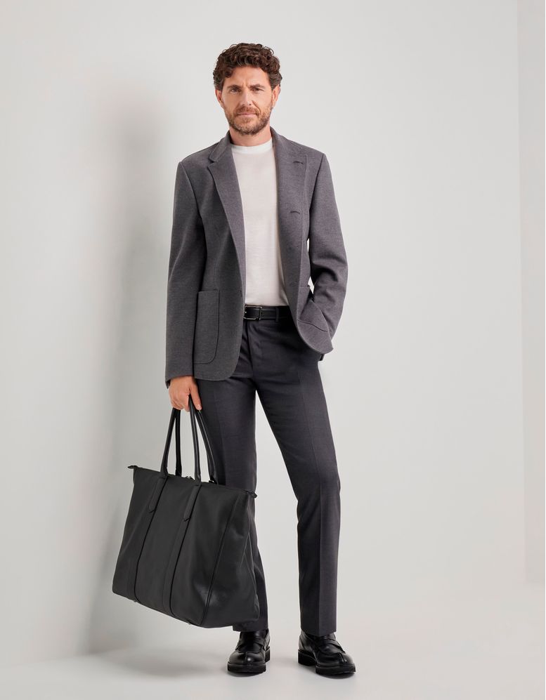 Grey Pants in Pure Wool
