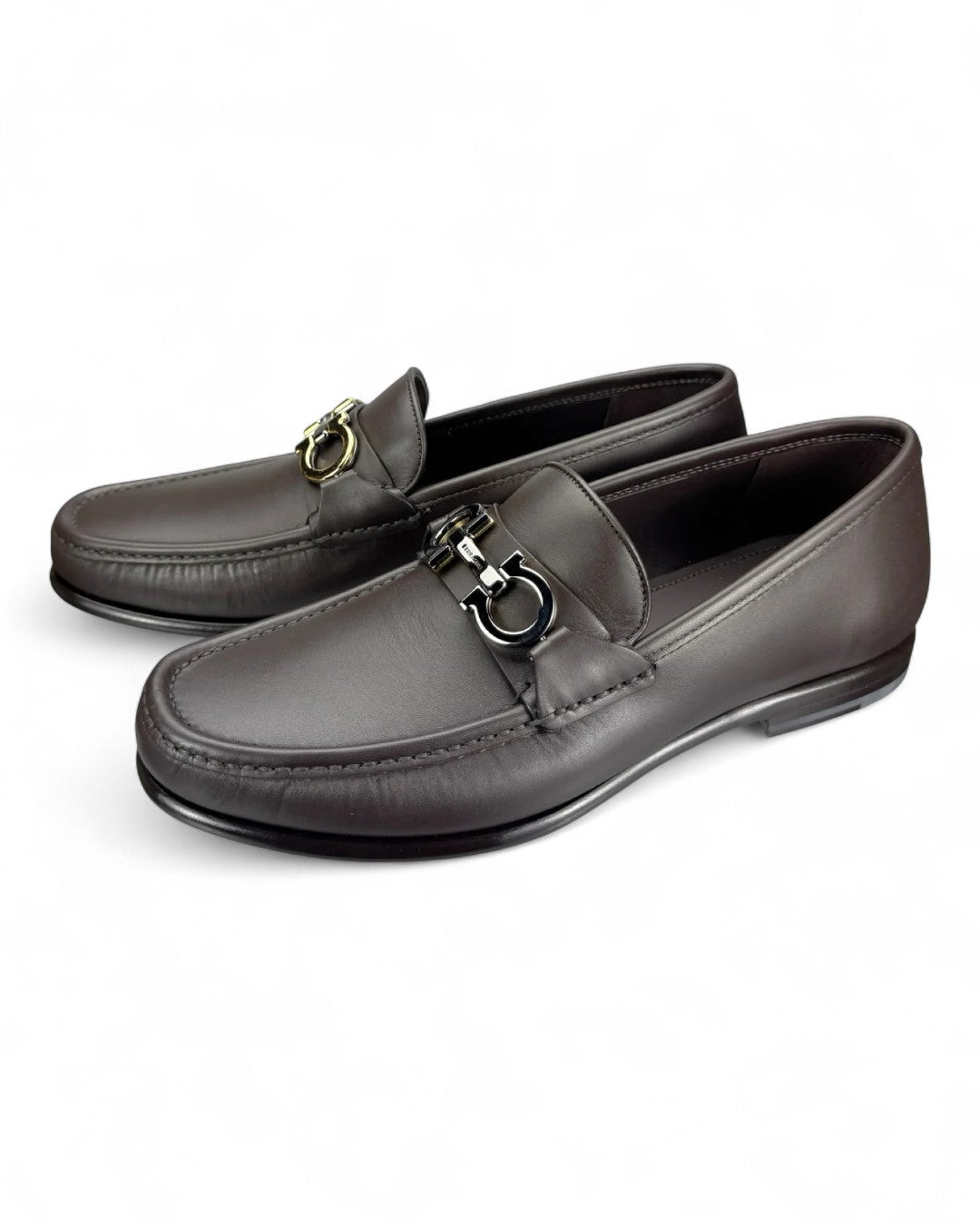 Avril Gancini Loafer-6 E-Tmoro-Ferragamo-Levy's Clothier