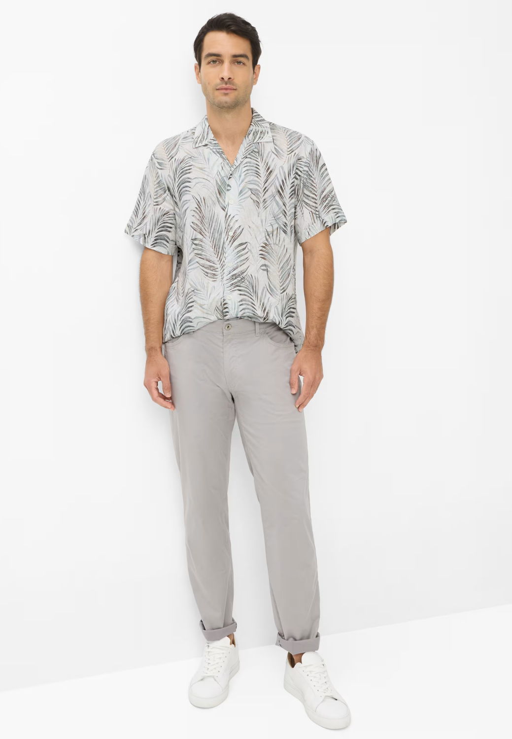 Cadiz Ultralight Satin: Five-pocket In Straight Fit