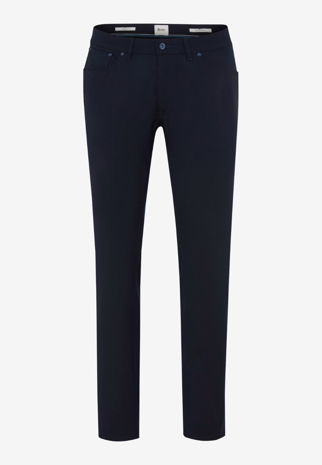 Chuck Ceramica Modern Fit 5 Pocket Pants-32-NAVY-BRAX TROUSERS-Levy's Clothier