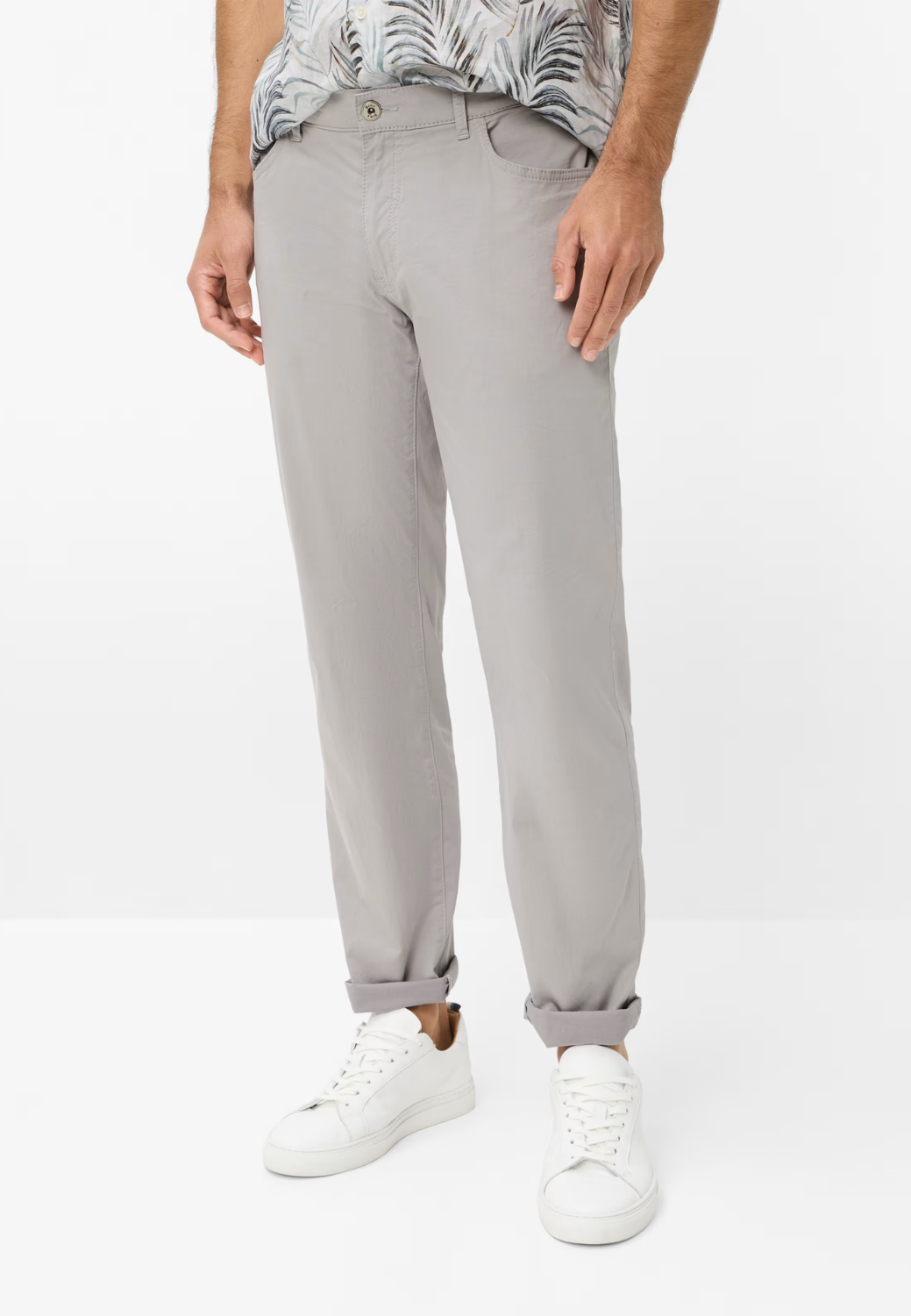 Cadiz Ultralight Satin: Five-pocket In Straight Fit