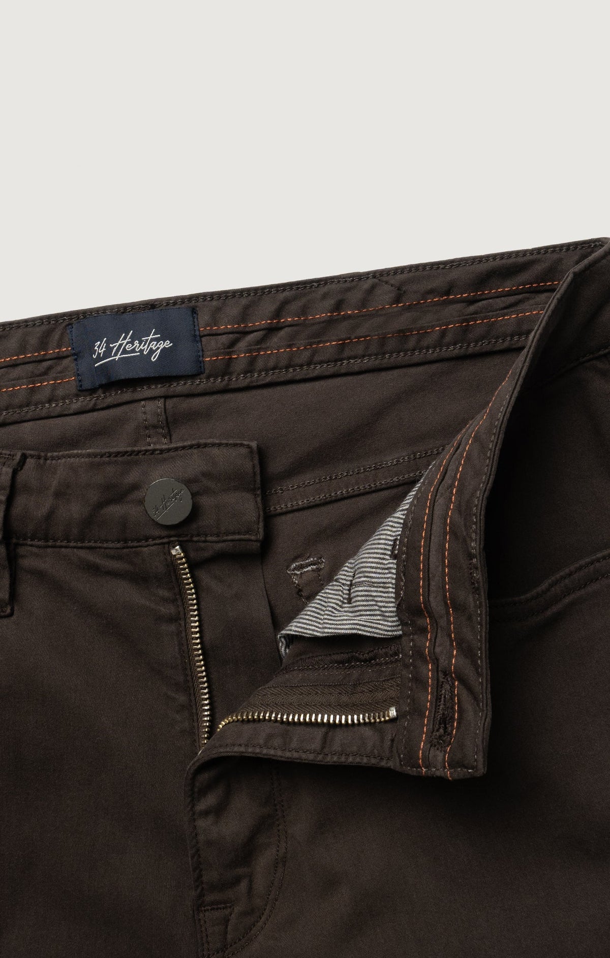 Charisma Relaxed Straight Pants in Brunette Twill