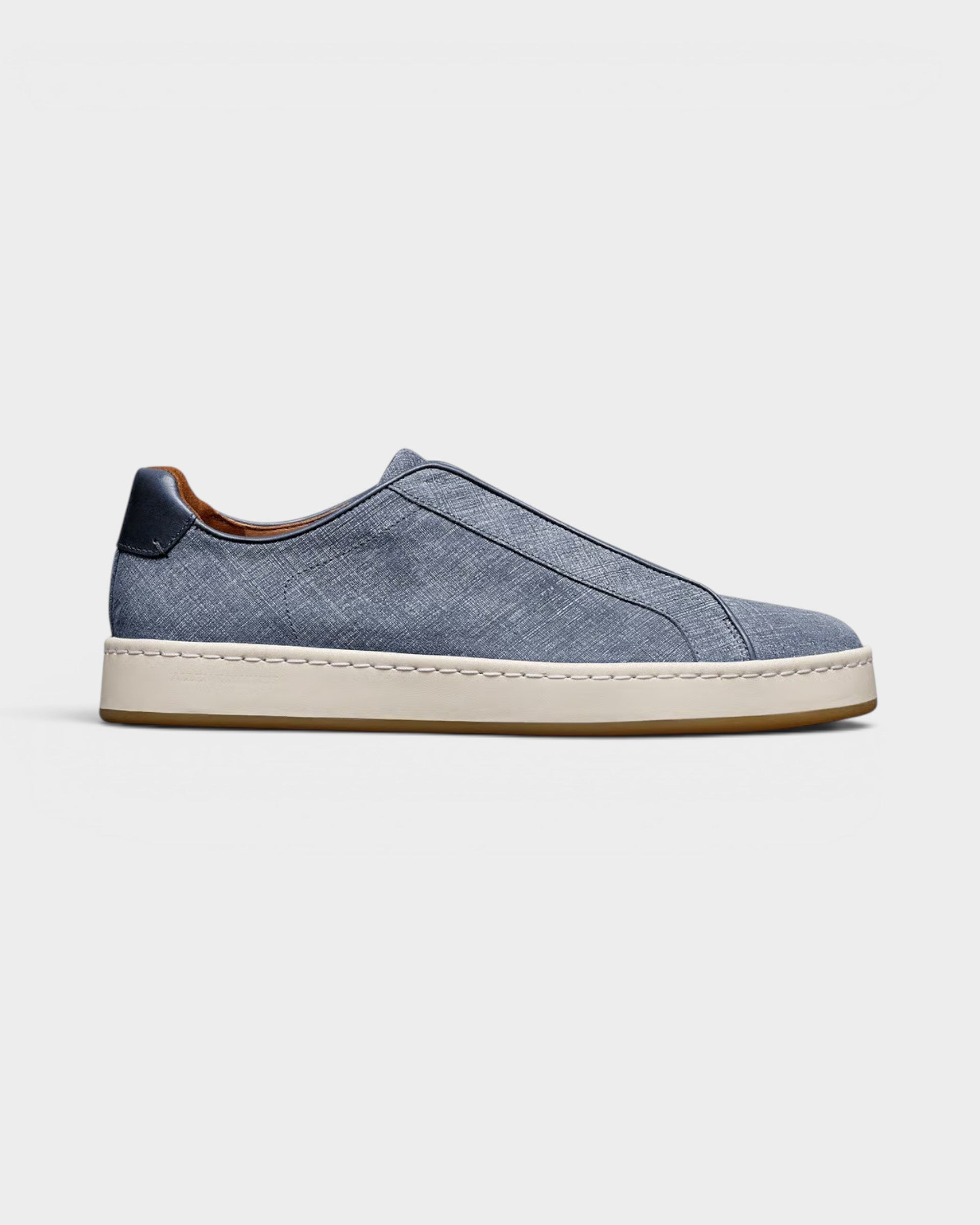 Banks Court Slip-on Sneaker-7 D-Denim-Allen Edmonds-Levy's Clothier