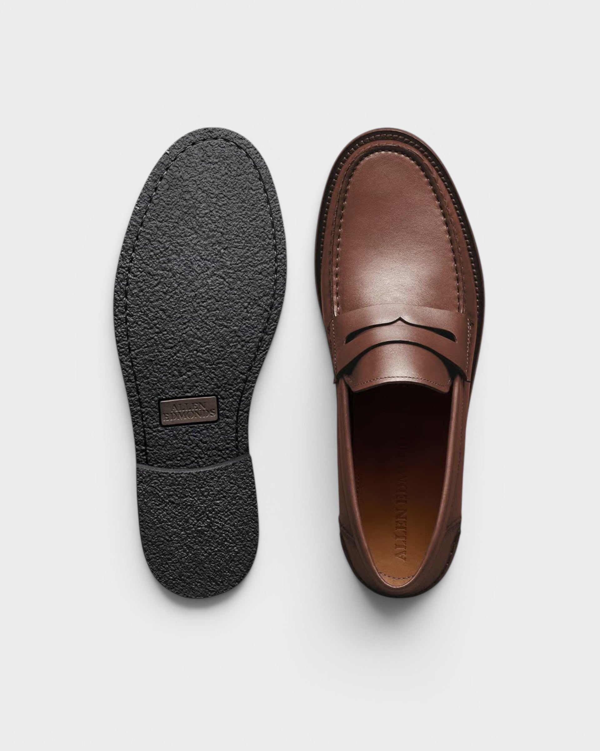 Sorrento Penny Loafer-7 M-Chili-Allen Edmonds-Levy's Clothier