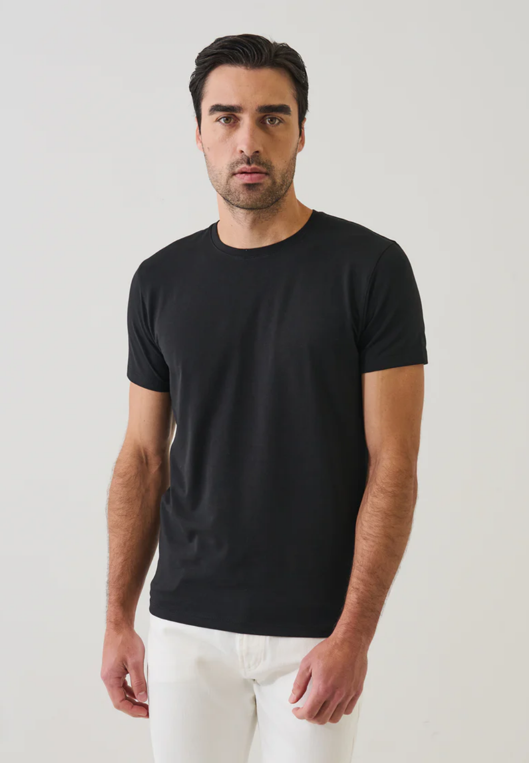 Iconic Pima cotton T-shirt-S-WHITE-PATRICK ASSARAF-Levy's Clothier