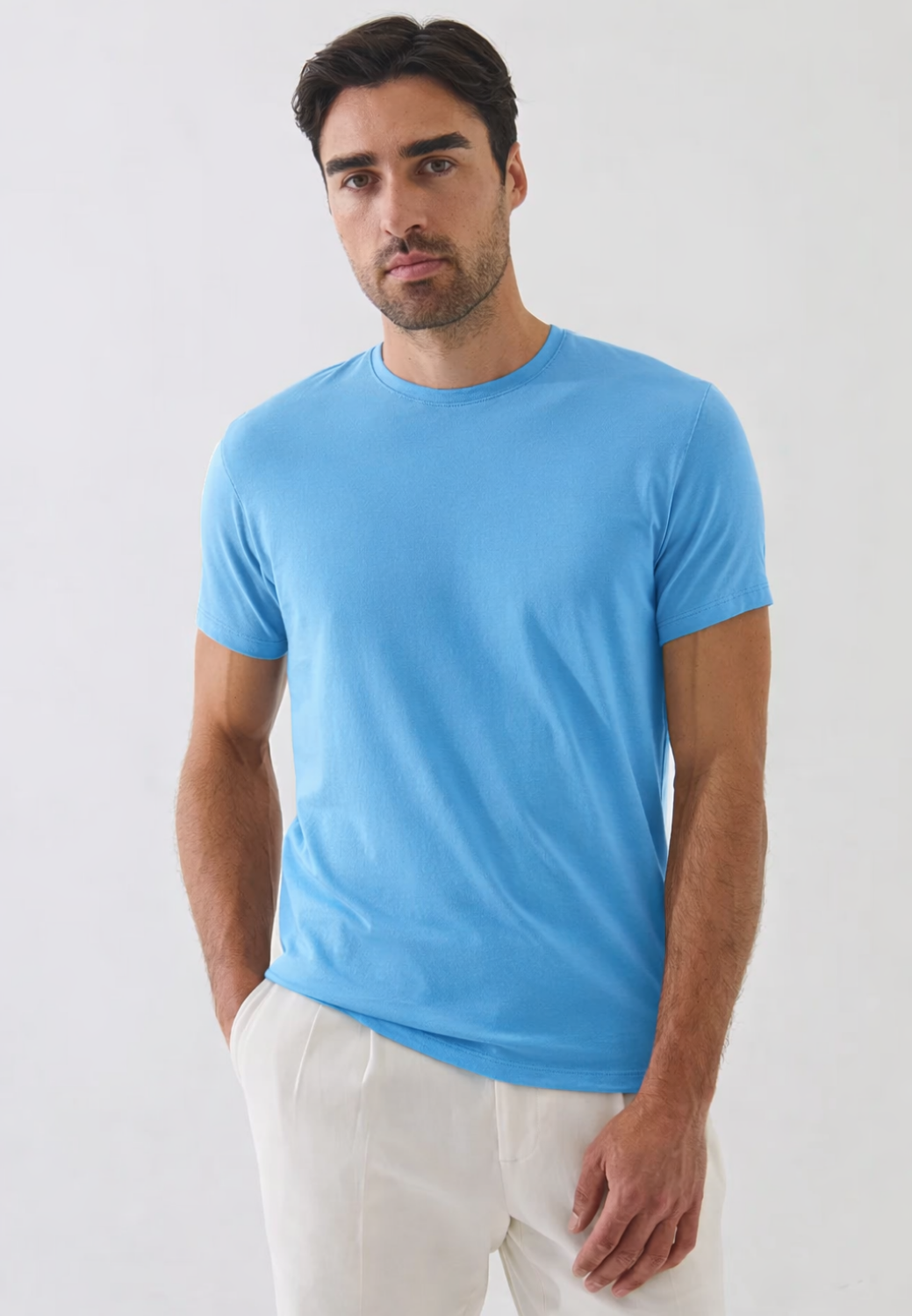 Iconic Pima cotton T-shirt-S-MALLORCA-PATRICK ASSARAF-Levy's Clothier
