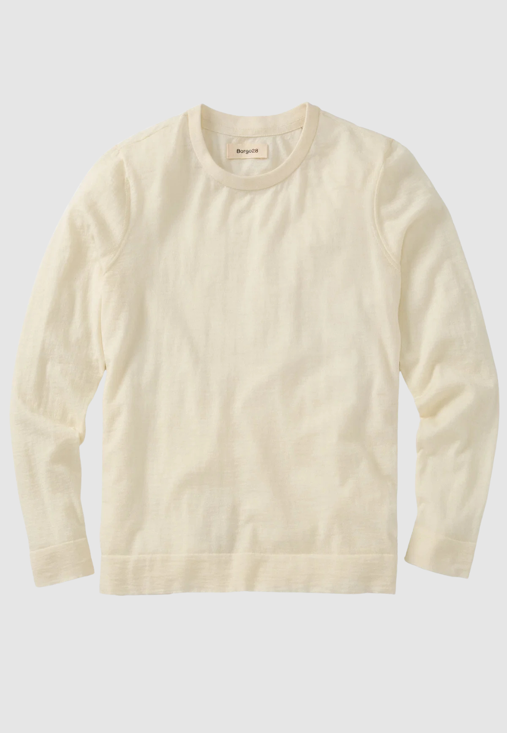 Raglan Cashmere Sweater-M-OFF WHITE-BORGO 28-Levy's Clothier