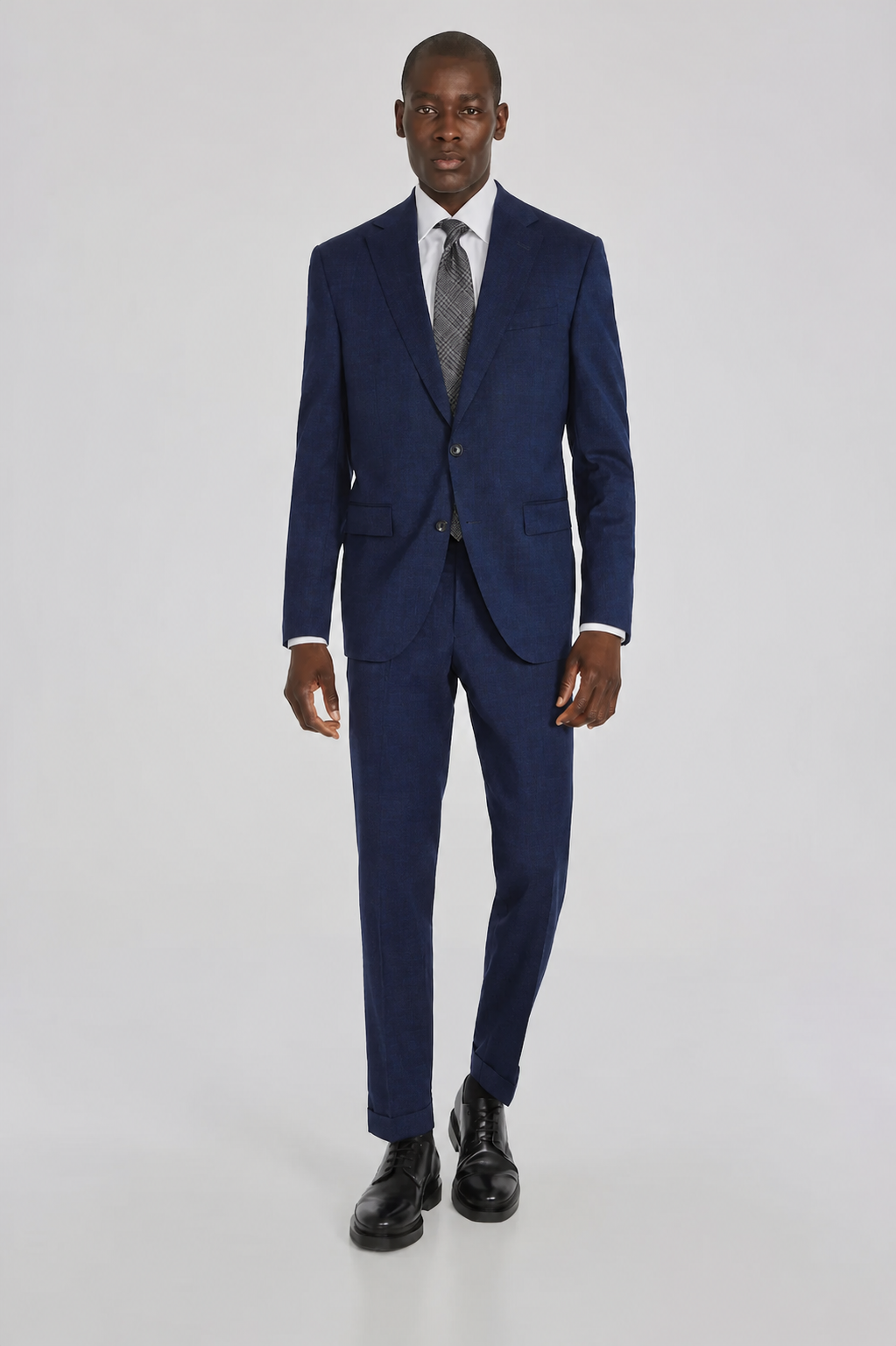 Jack Victor 3Sixty5 New York Modern Fit Suit Jacket - Navy Check-42-1/REG-JACK VICTOR CLO-Levy's Clothier