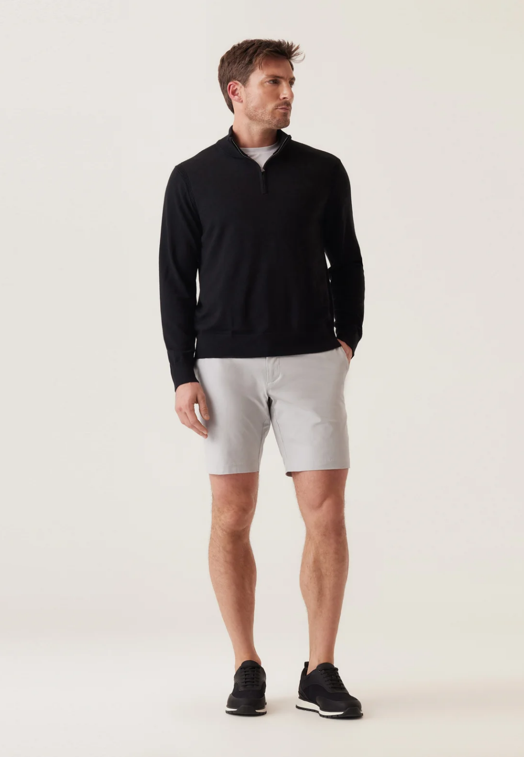 Galaxy Bermuda Ultra 4X Stretch Twill-31-STONE-DEKE-Levy's Clothier