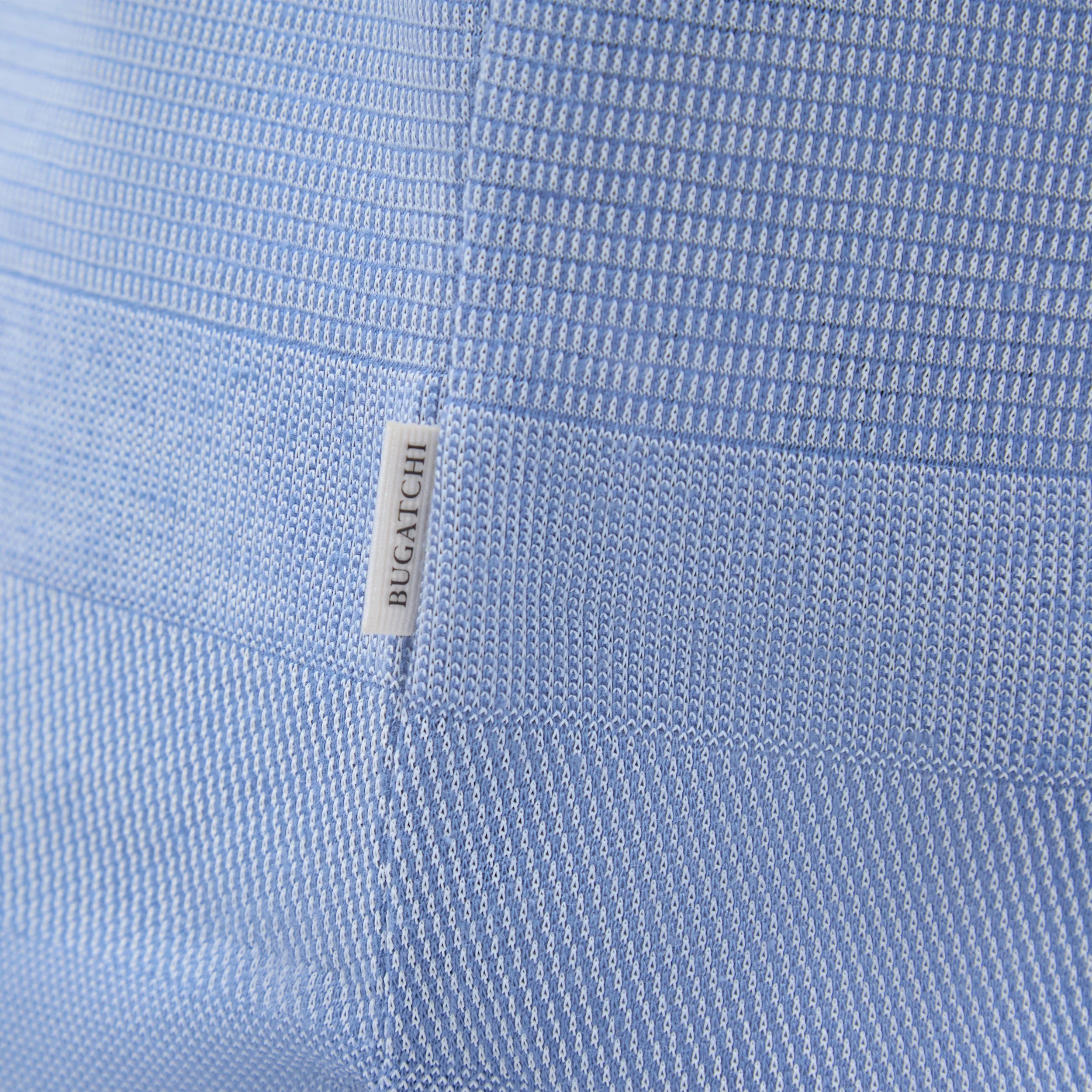 Mixed Media Johnny Collar Polo Shirt