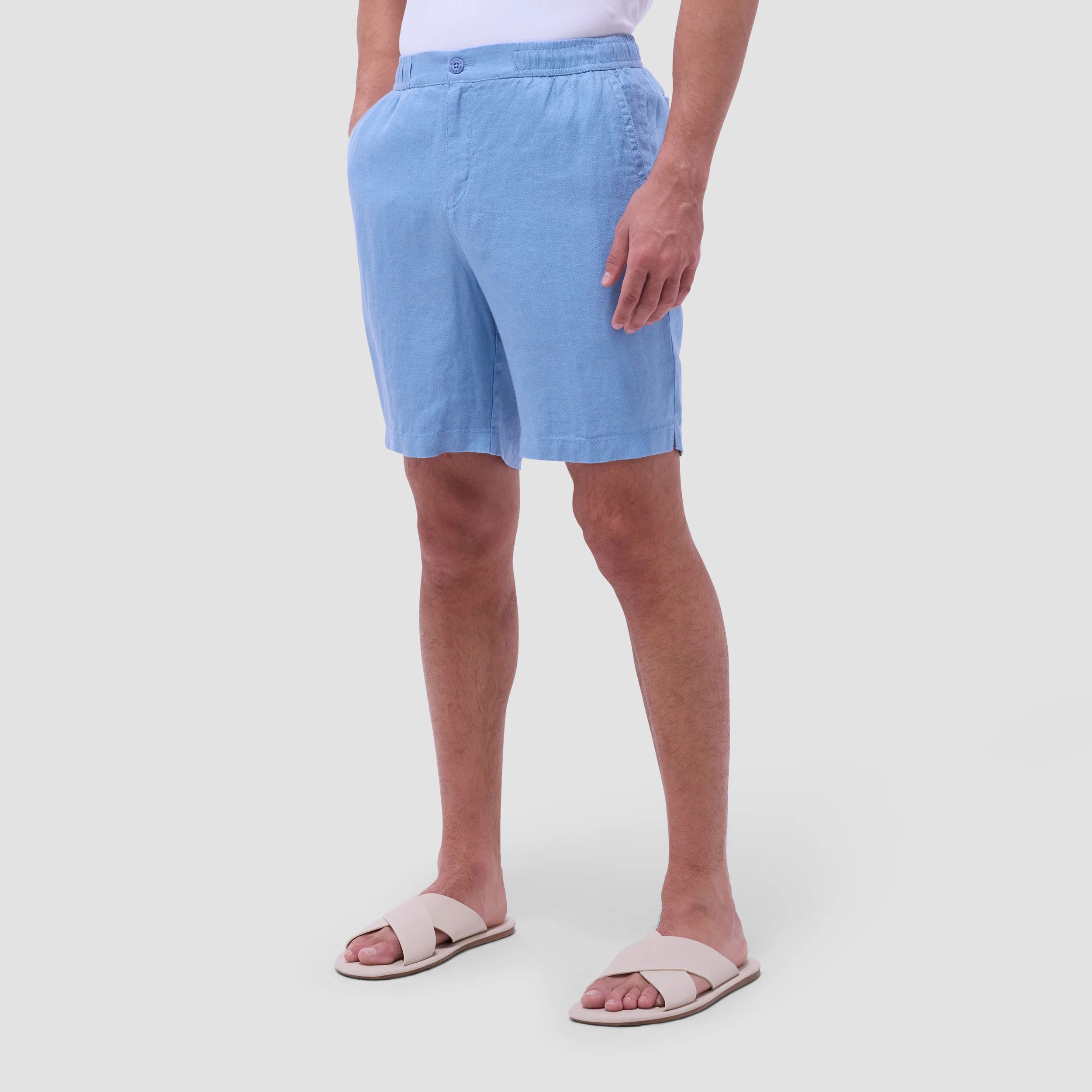 Linen Drawstring Shorts