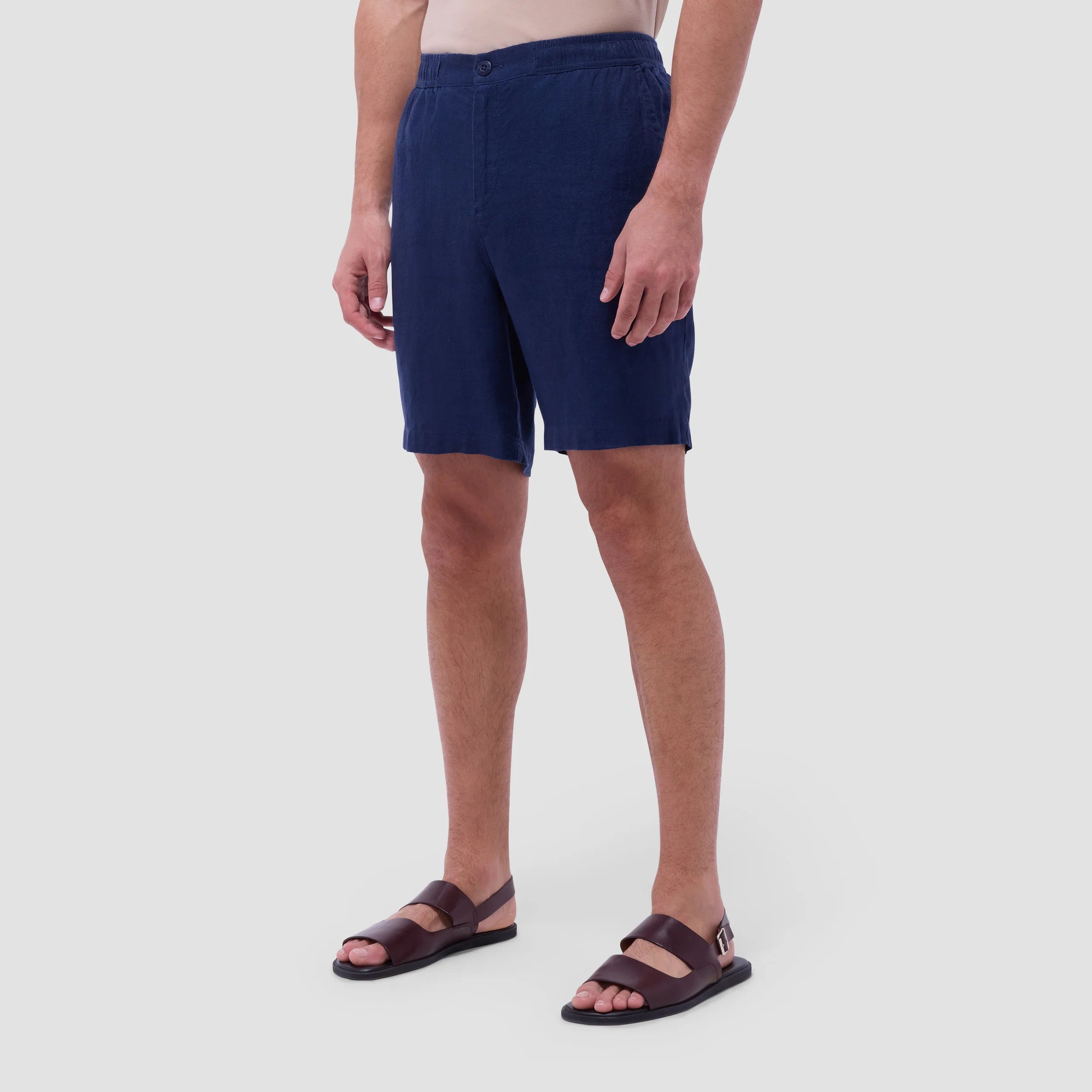 Linen Drawstring Shorts