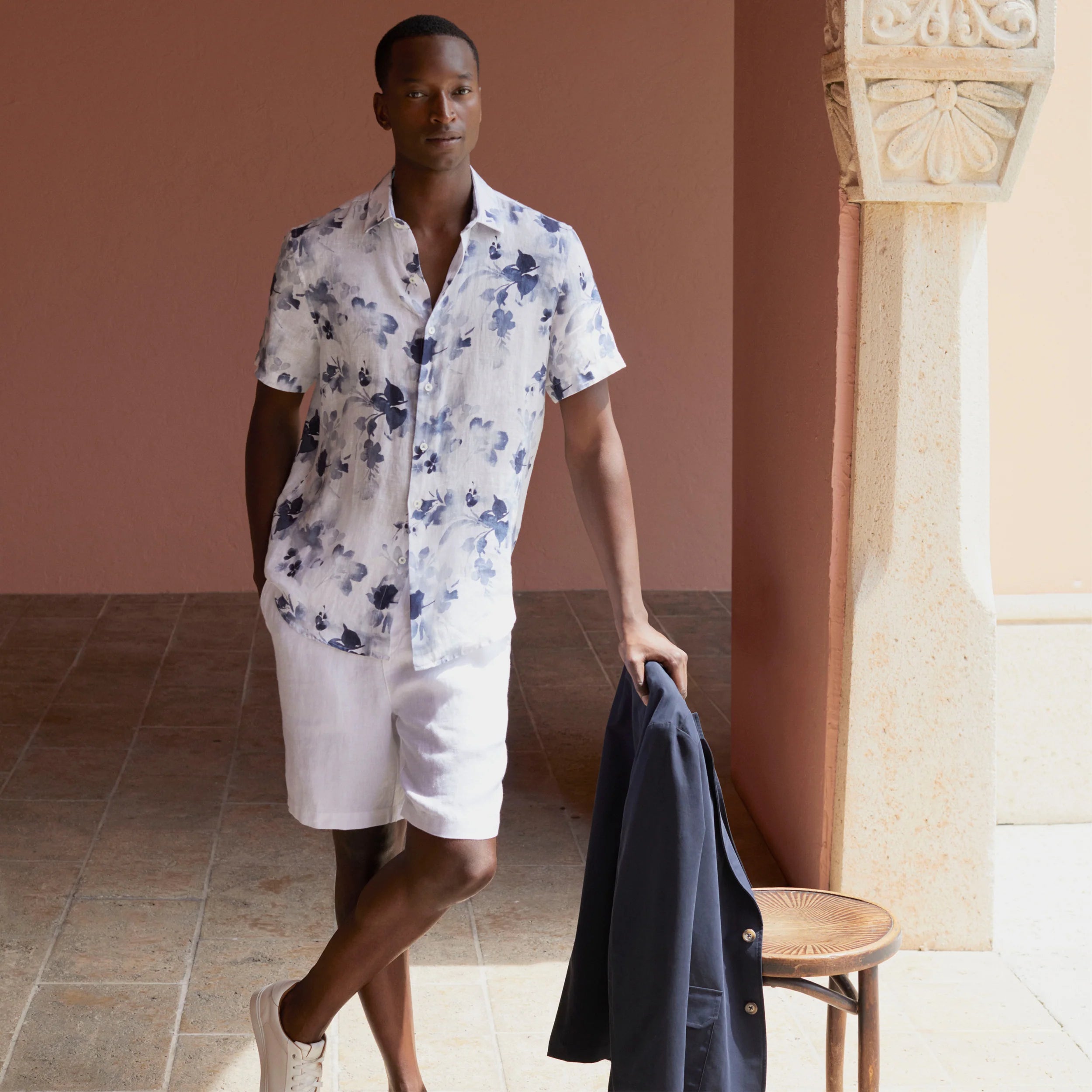 Linen Drawstring Shorts