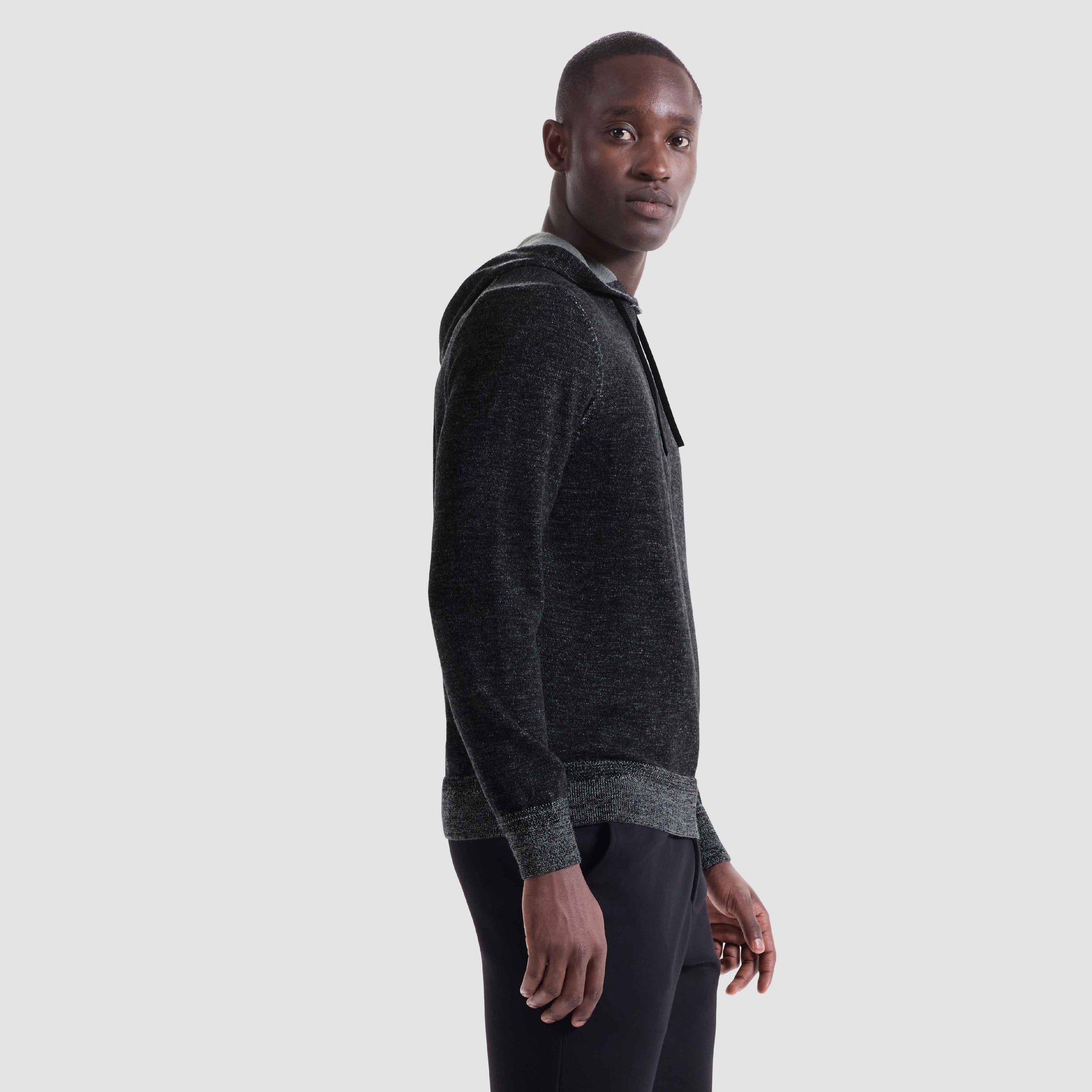 Melange Hoodie Sweater